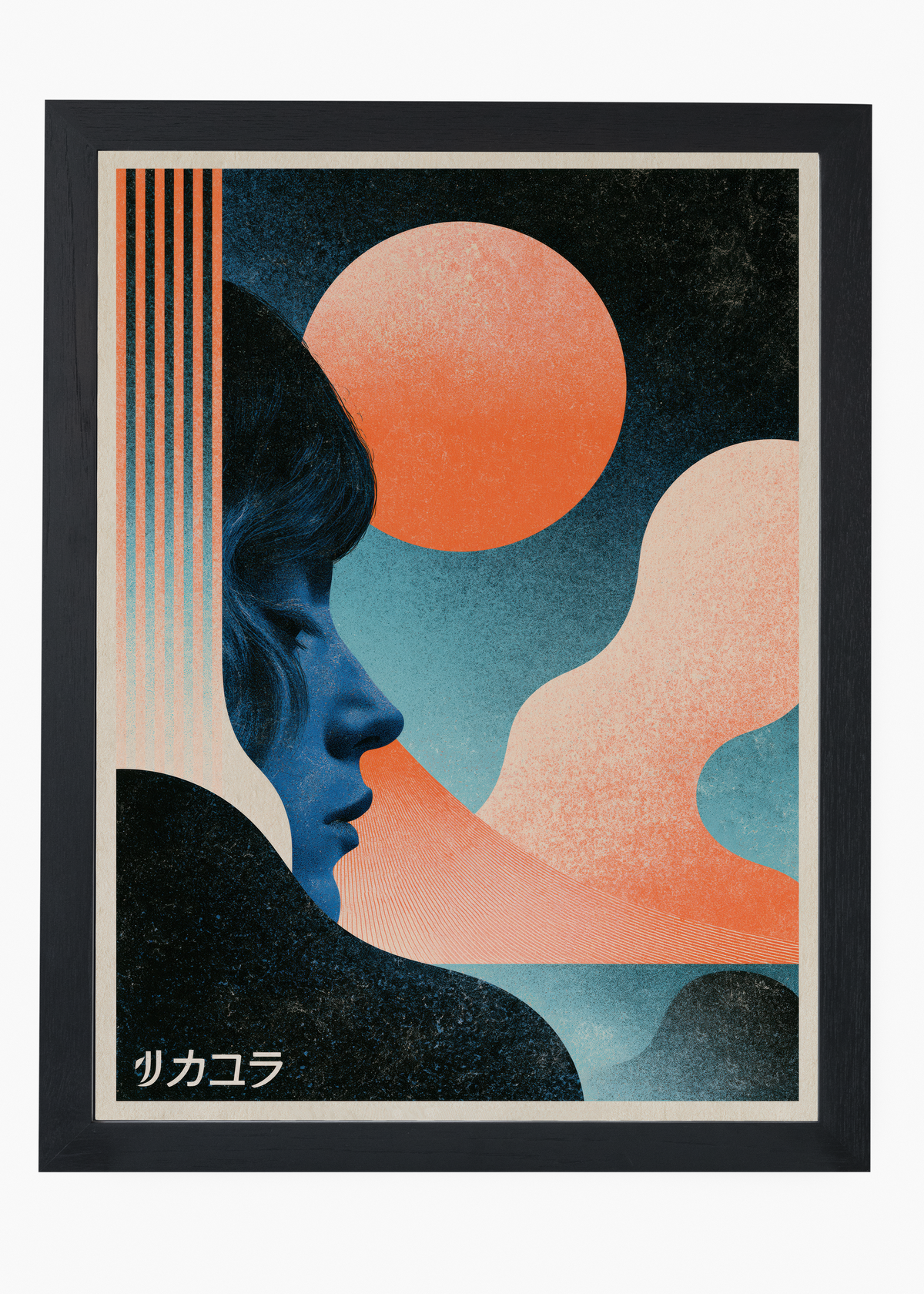 Quadro Japonês Retro Profile - 4