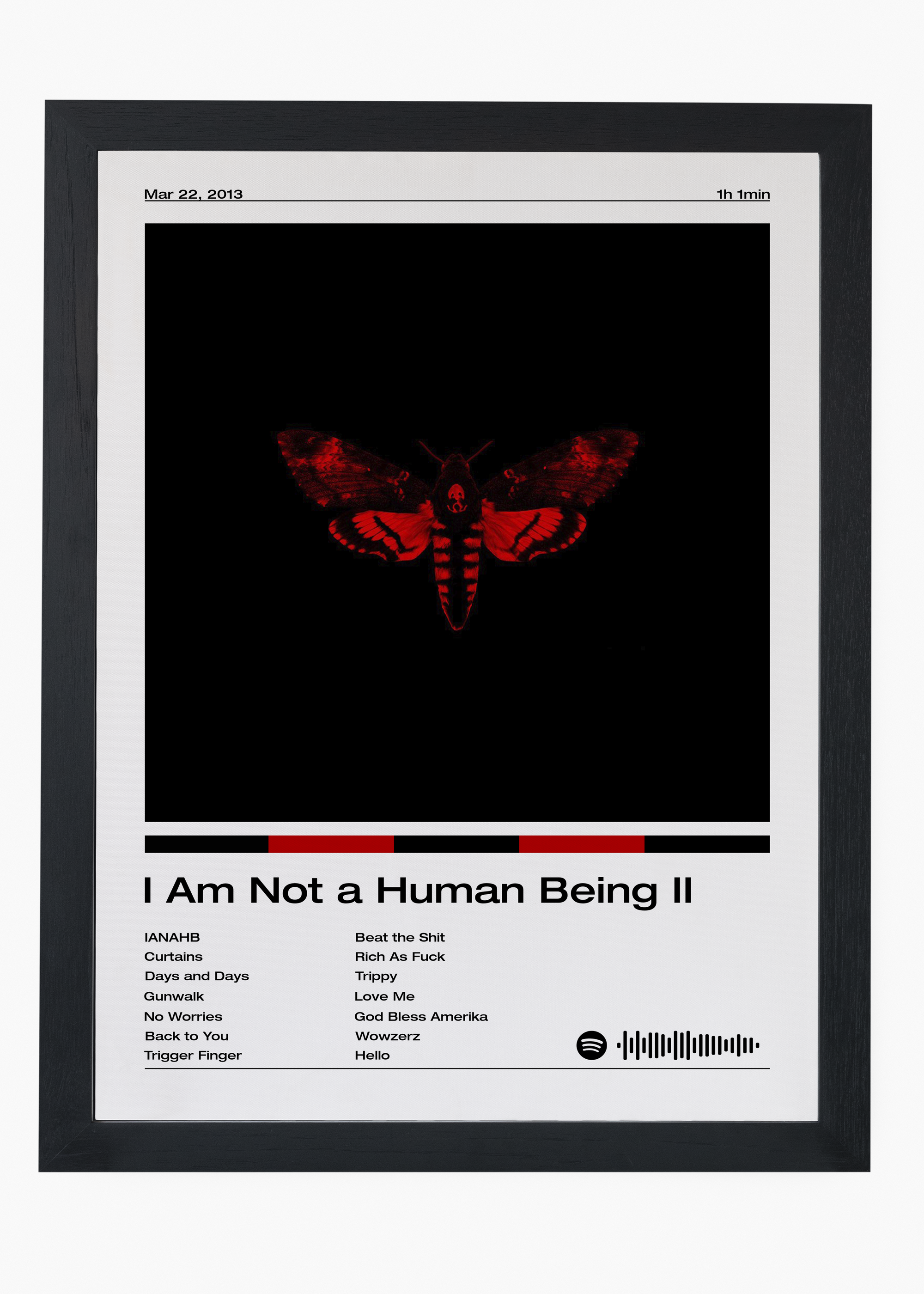 Quadro Lil Wayne I Am Not a Human Being II - 4
