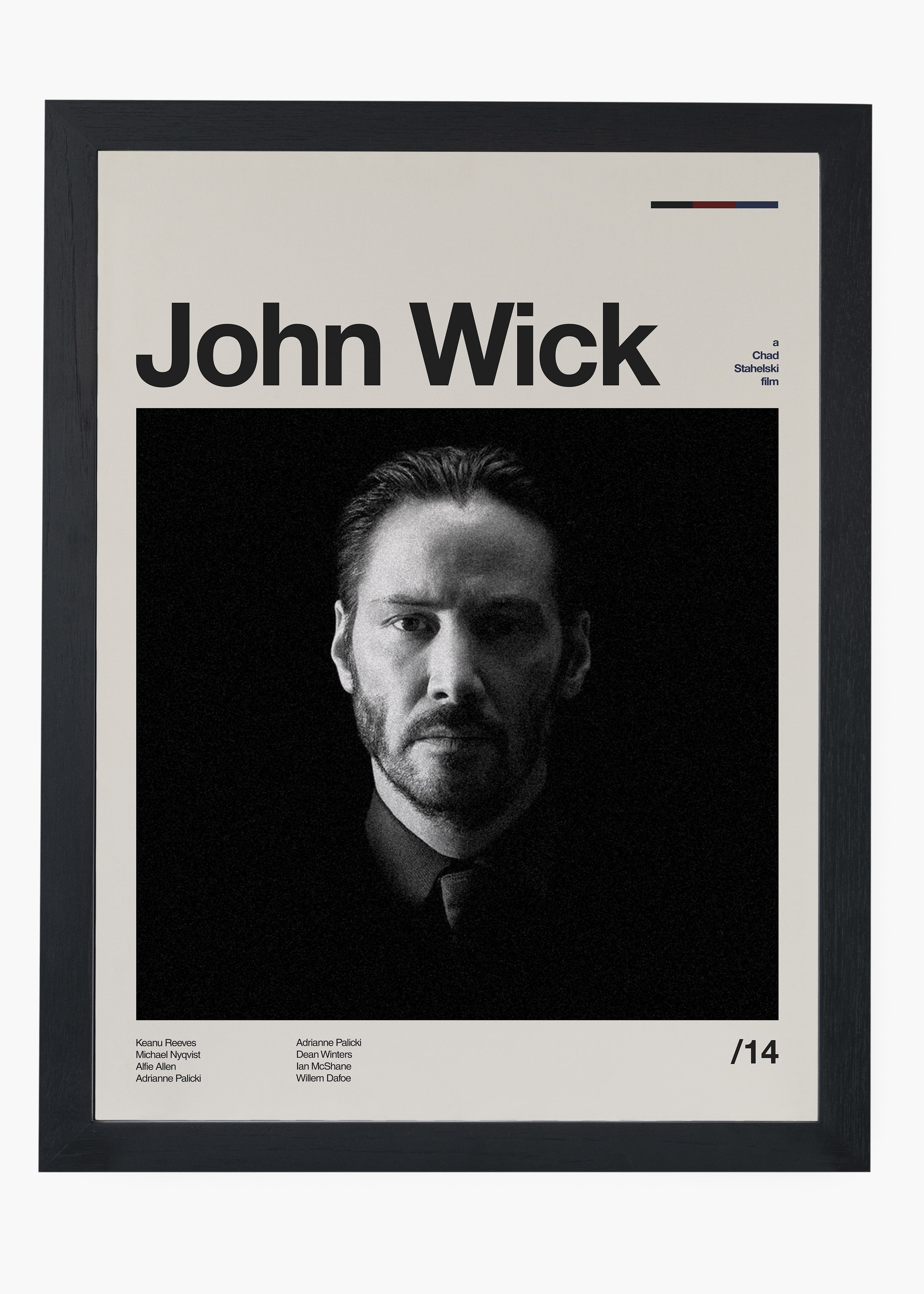 Quadro decorativo John Wick — arte de cinema para parede | Cübe Quadros