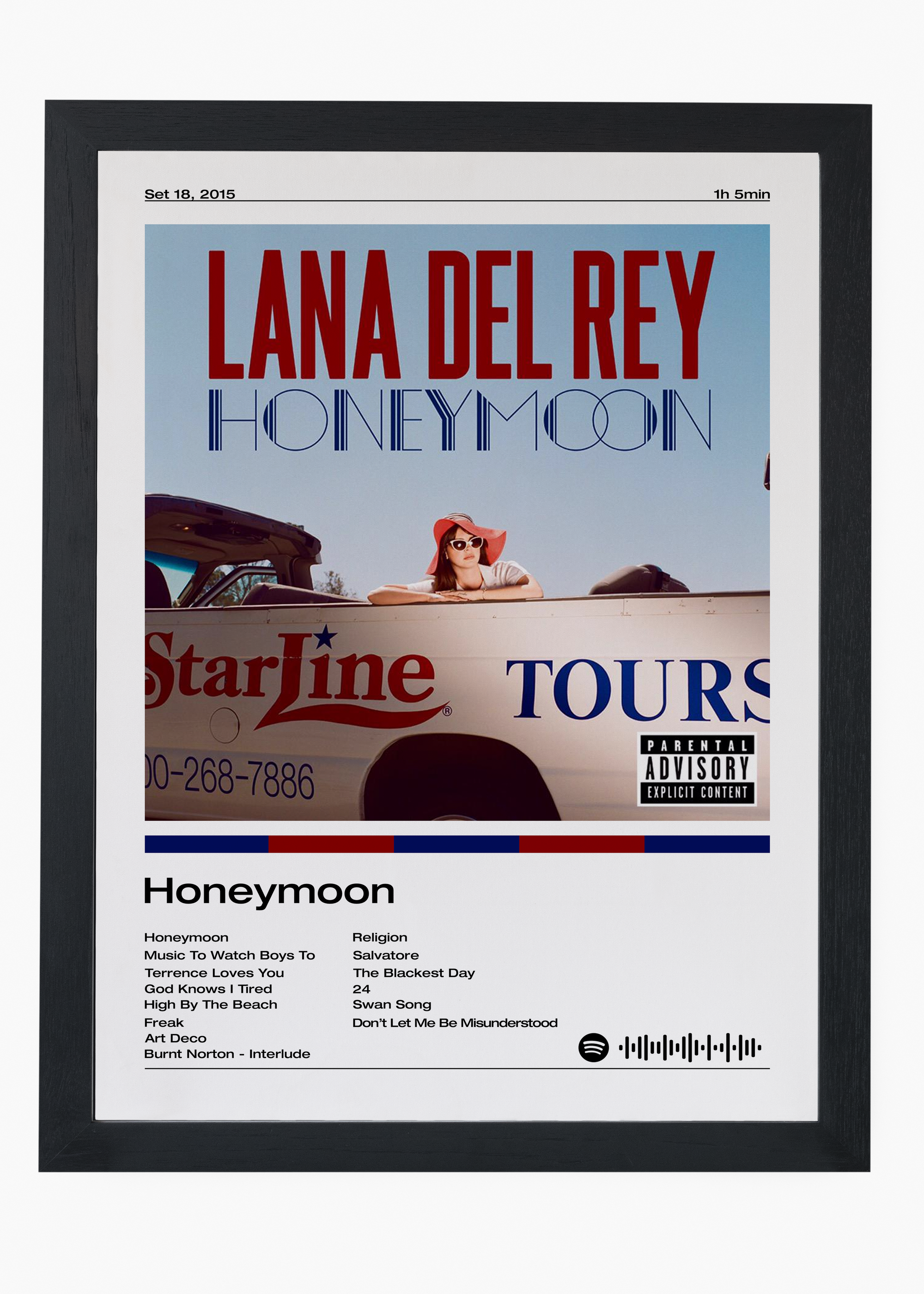 Quadro Lana Del Rey Honeymoon - 4