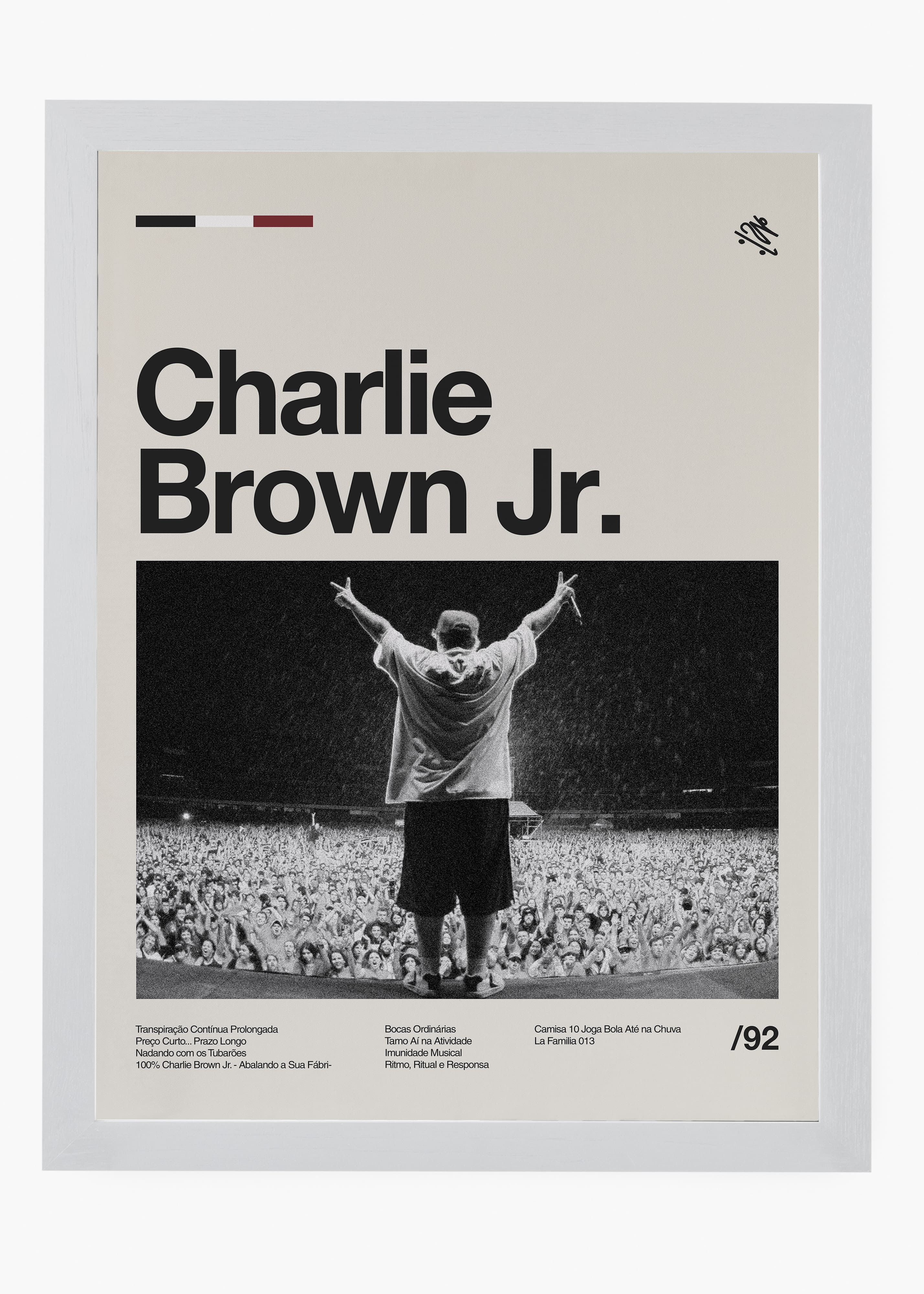 Quadro Charlie Brown Jr Banda