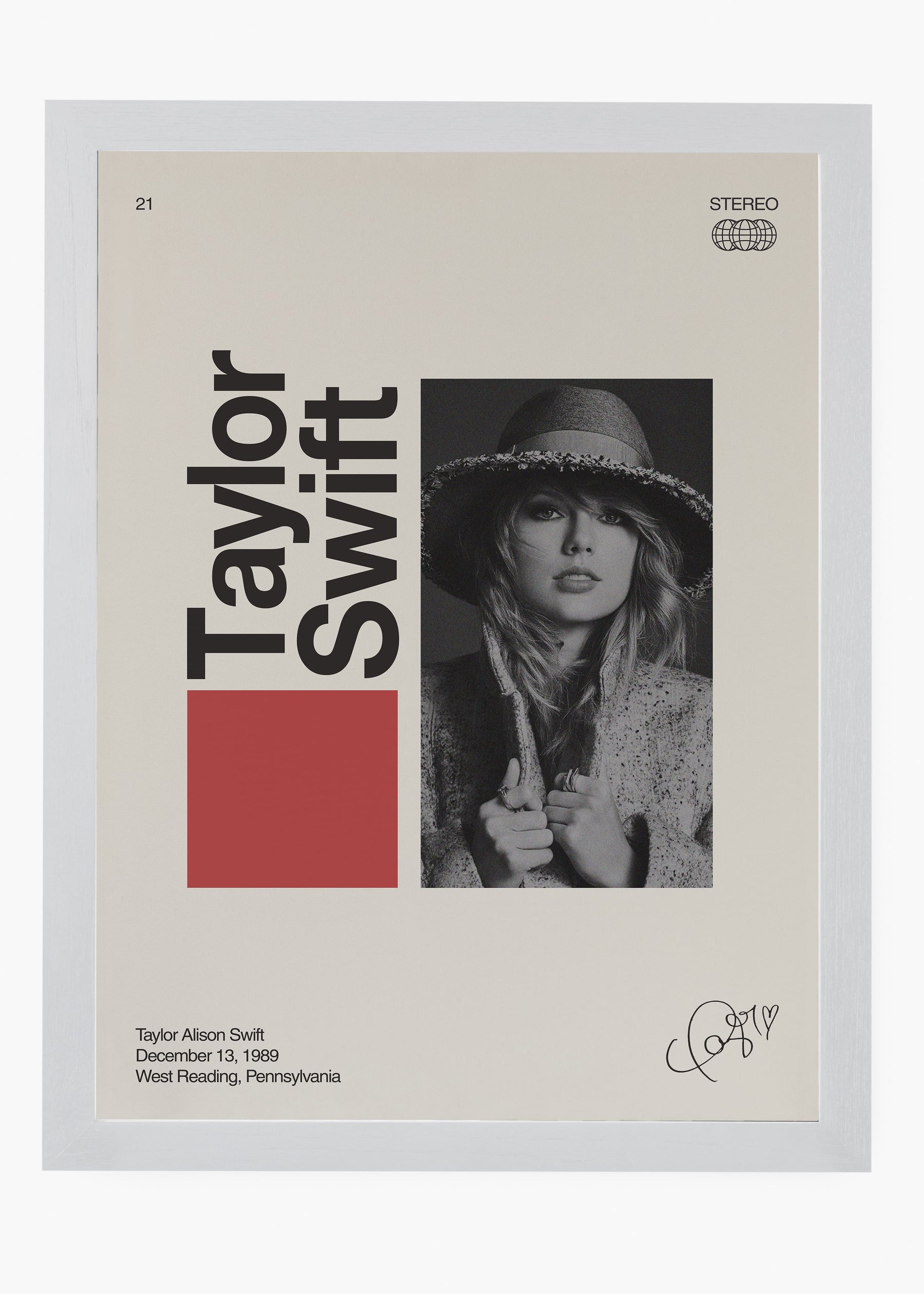 Quadro Signature Taylor Swift