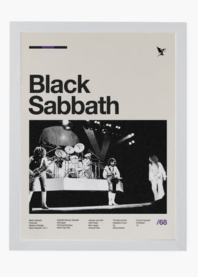 Quadro Black Label Sabbath Banda