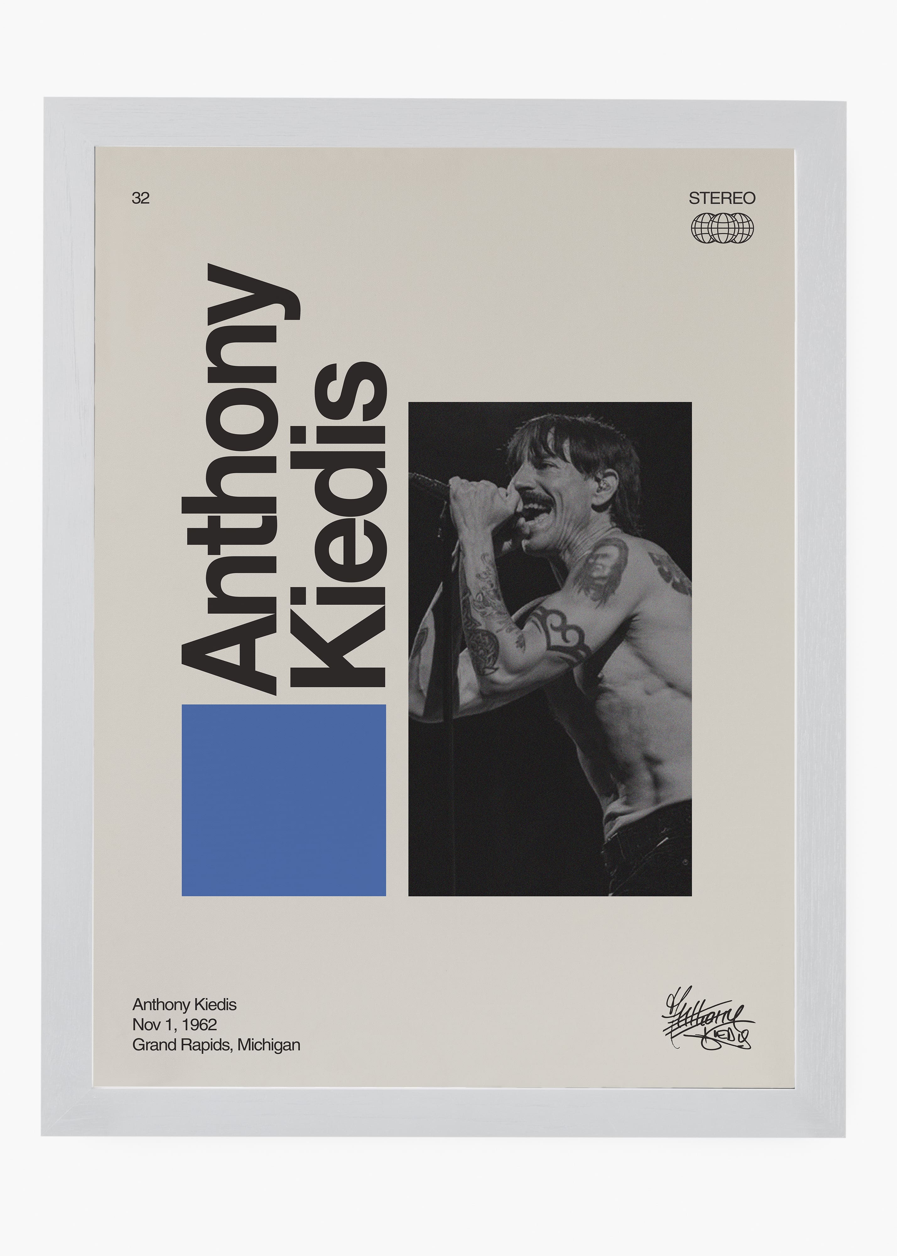 Quadro Signature Anthony Kiedis