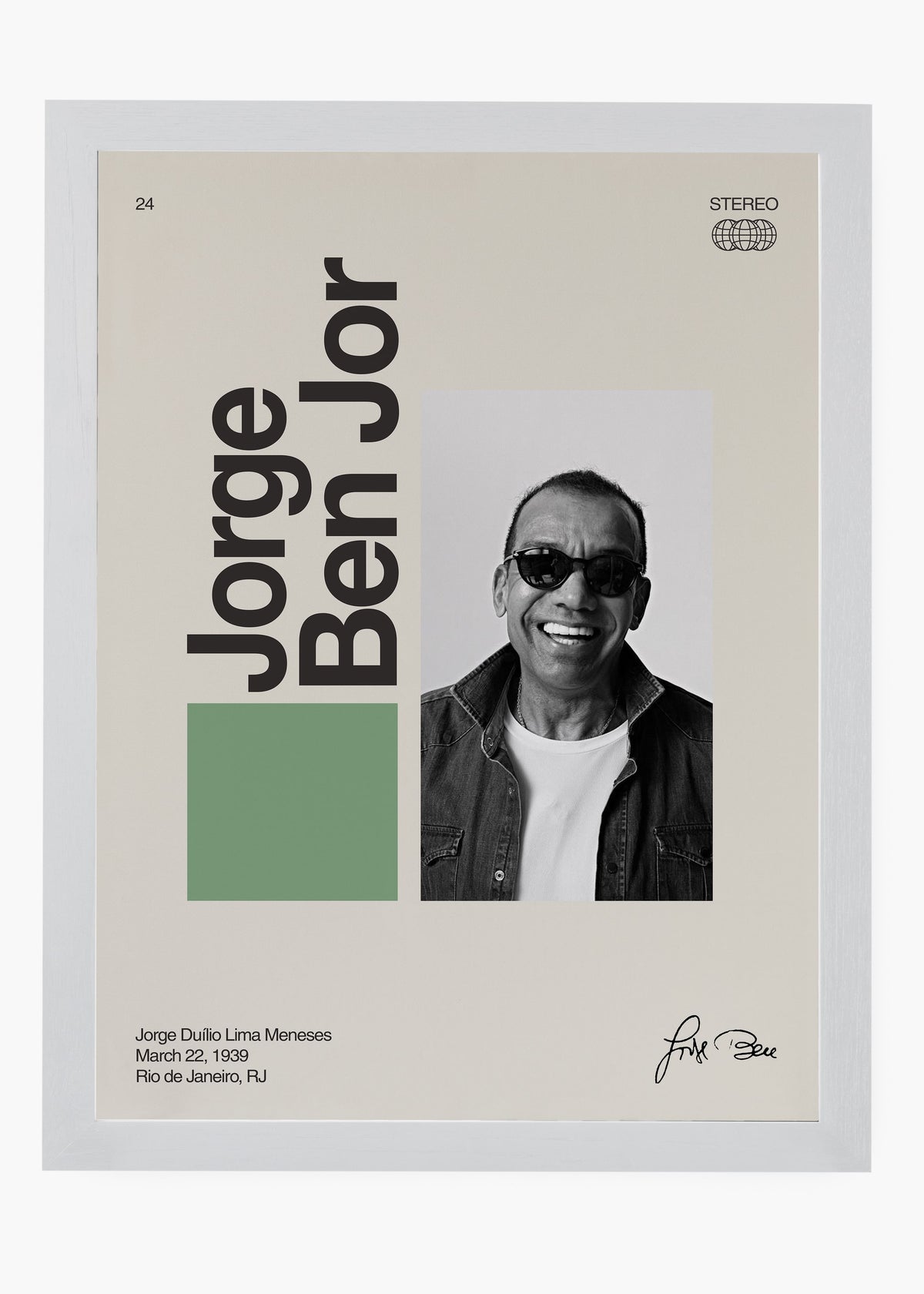 Quadro Signature Jorge Ben Jor