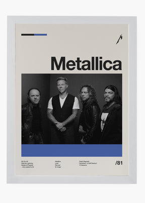 Quadro Metallica Banda