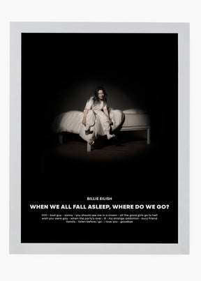 Quadro Billie Eilish When We All Fall Asleep Capa