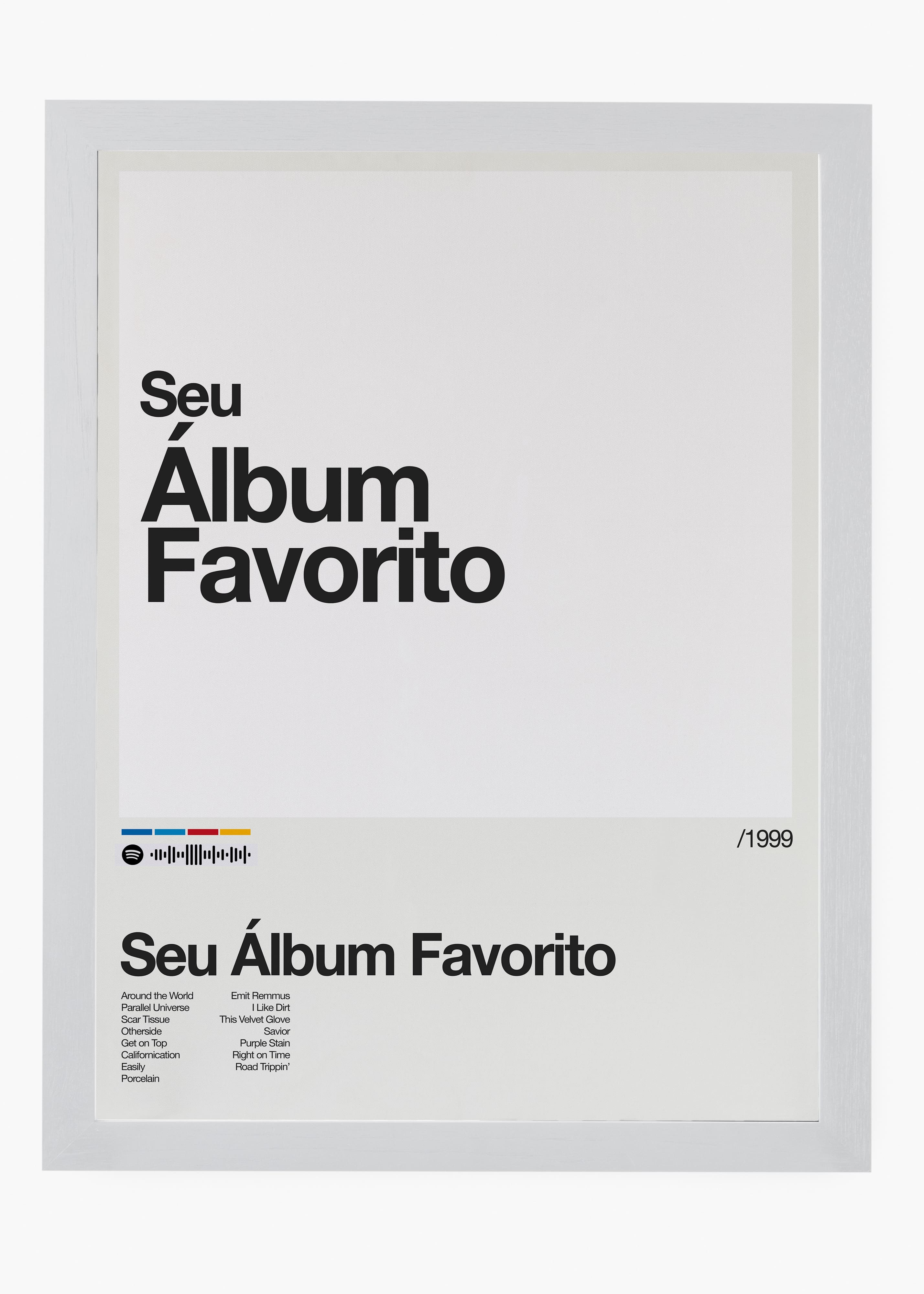 Quadro Spotify Personalizável - Álbum