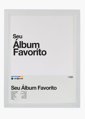 Quadro Spotify Personalizável - Álbum
