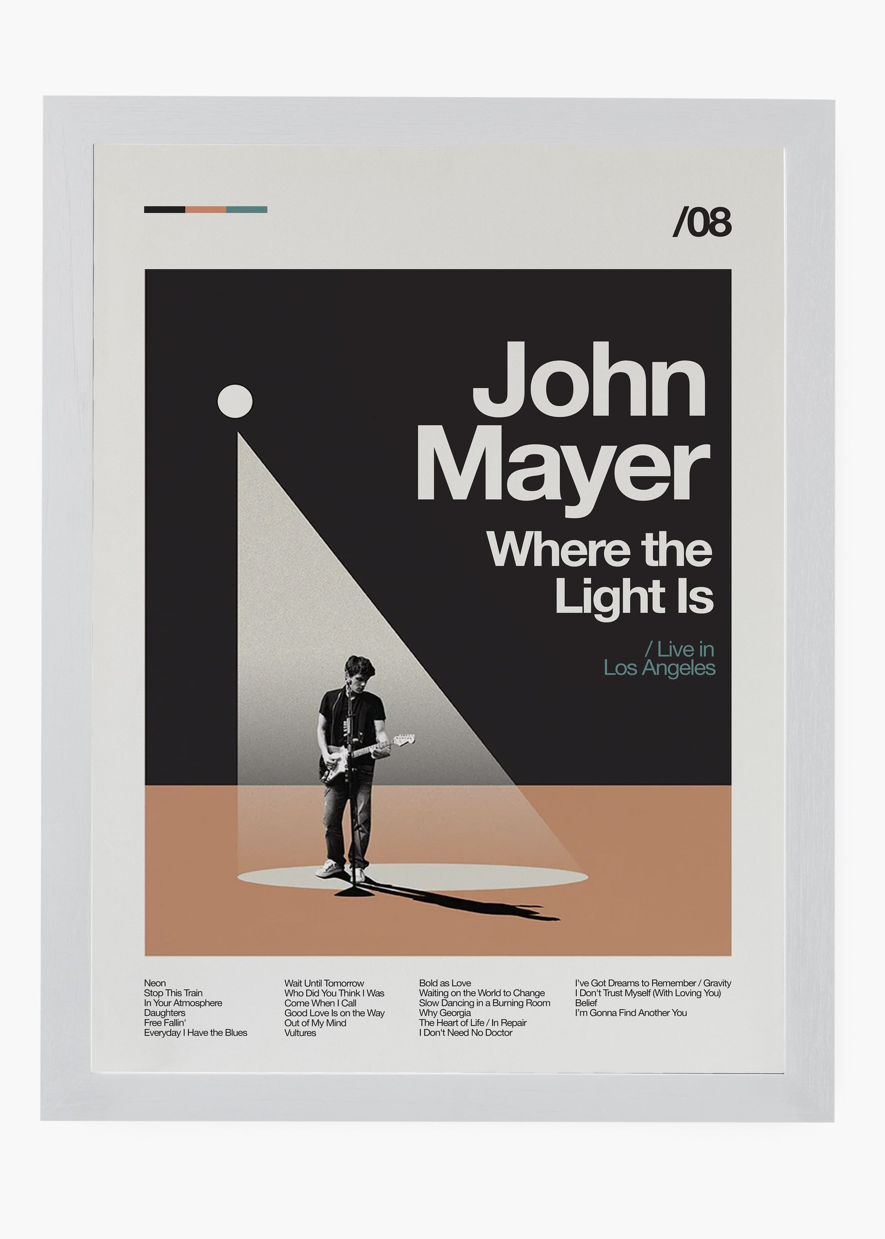 Quadro John Mayer Where the Light Is
