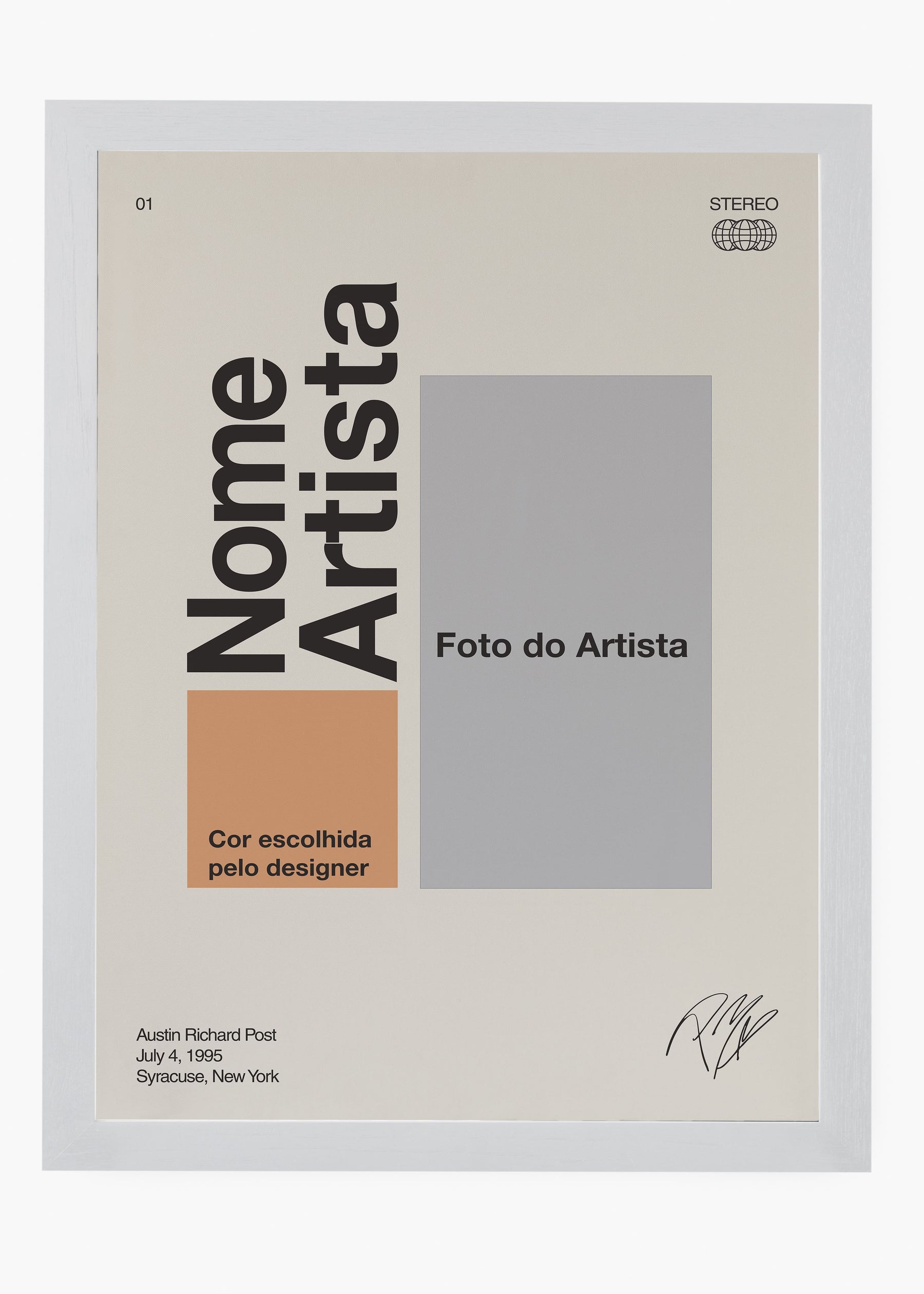 Quadro Personalizável - Signature