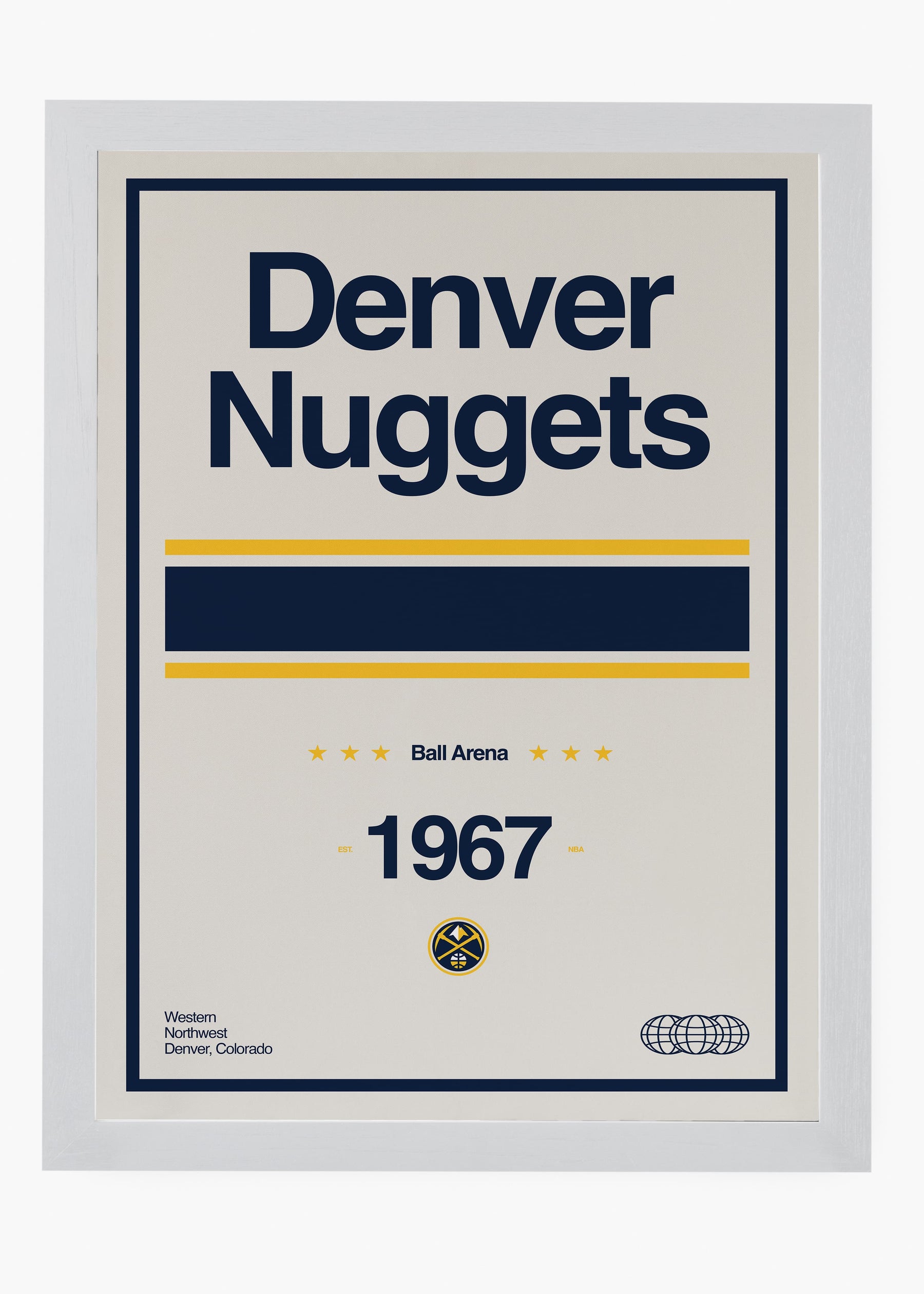 Quadro NBA Denver Nuggets