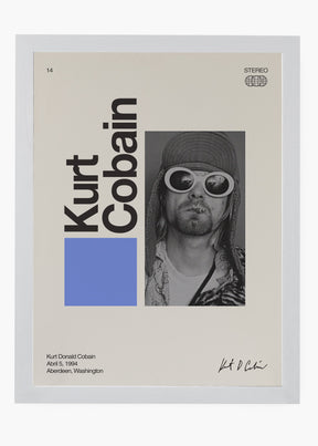 Quadro Signature Kurt Cobain