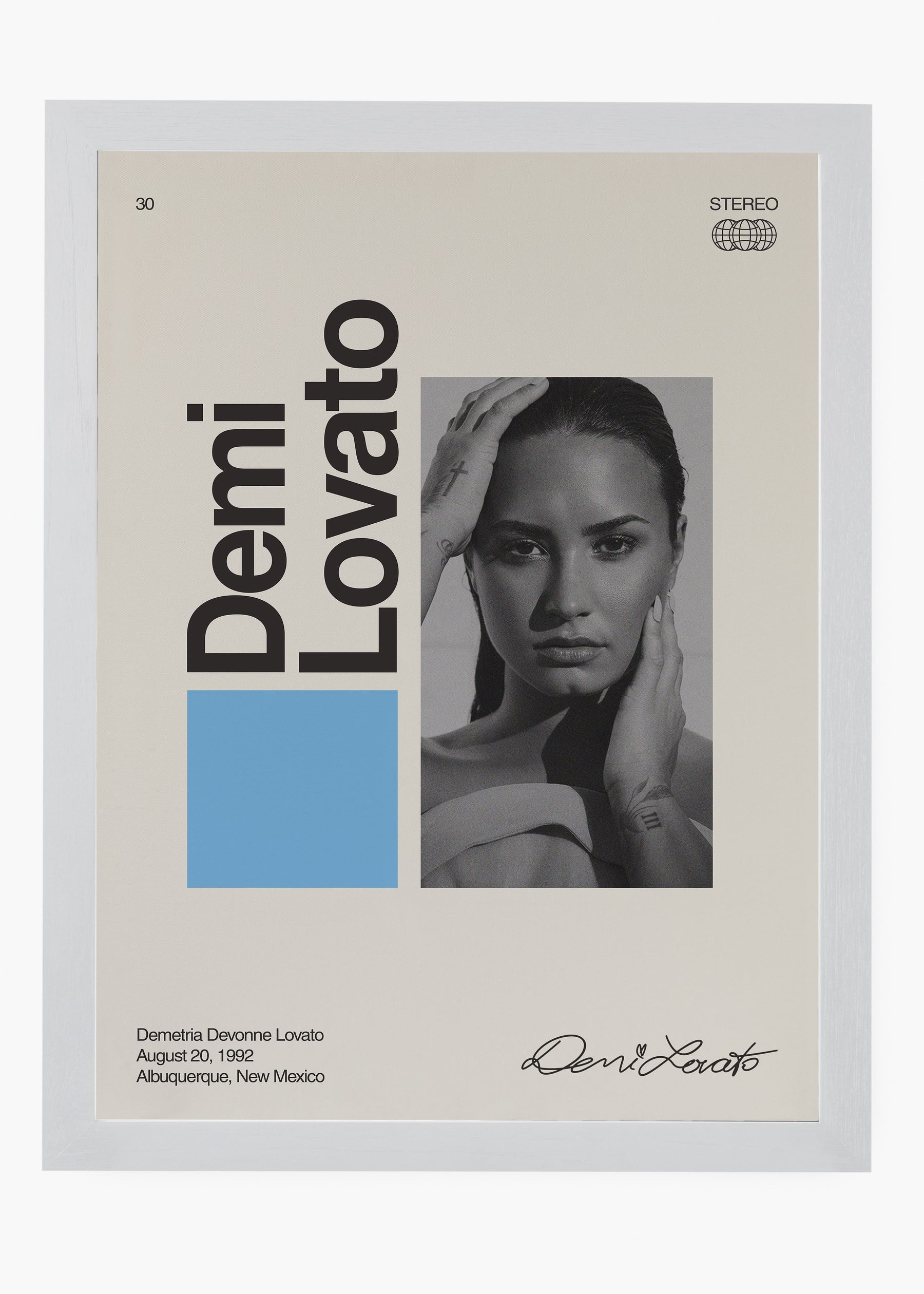 Quadro Signature Demi Lovato
