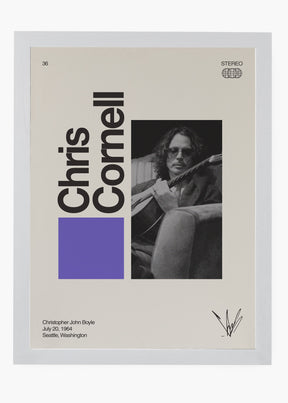 Quadro Signature Chris Cornell