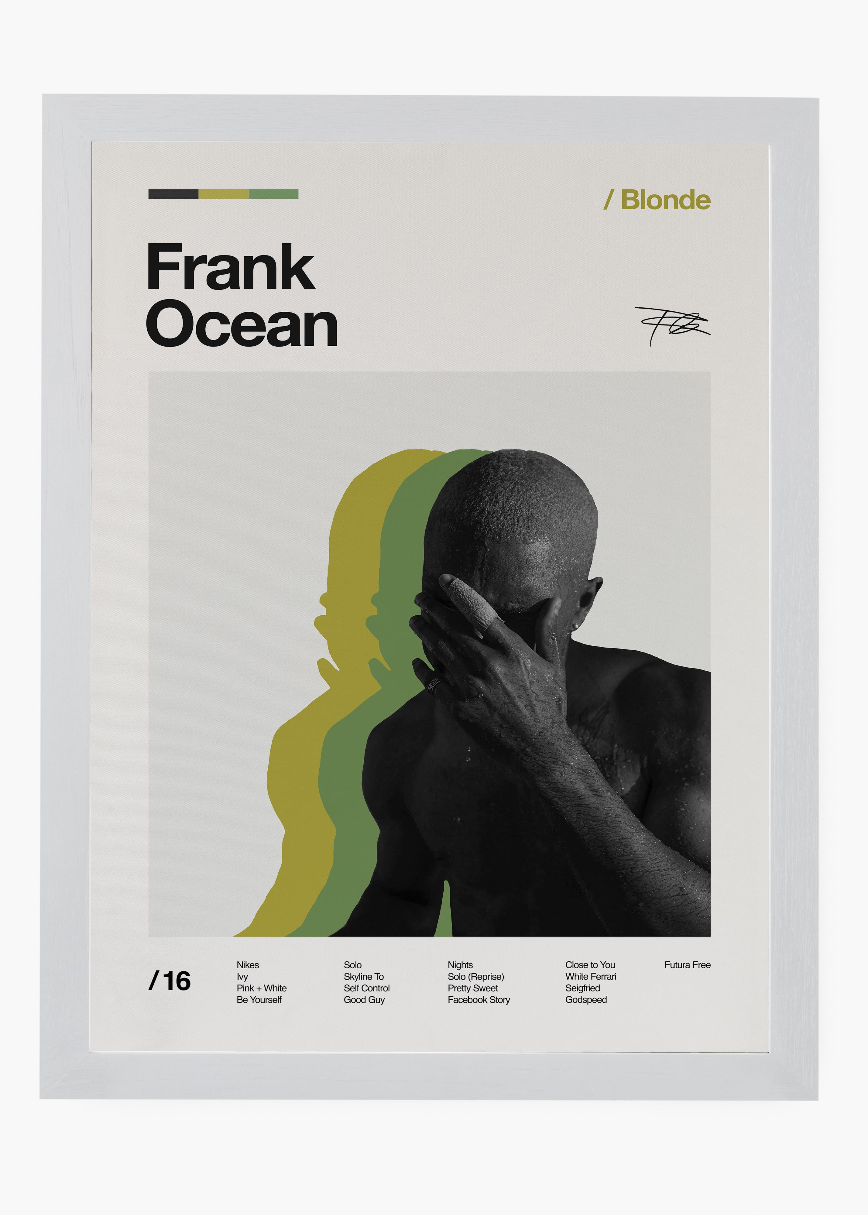 【公式】Blonde - Frank Ocean (新品未開封) Quadro Frank Ocean Blonde