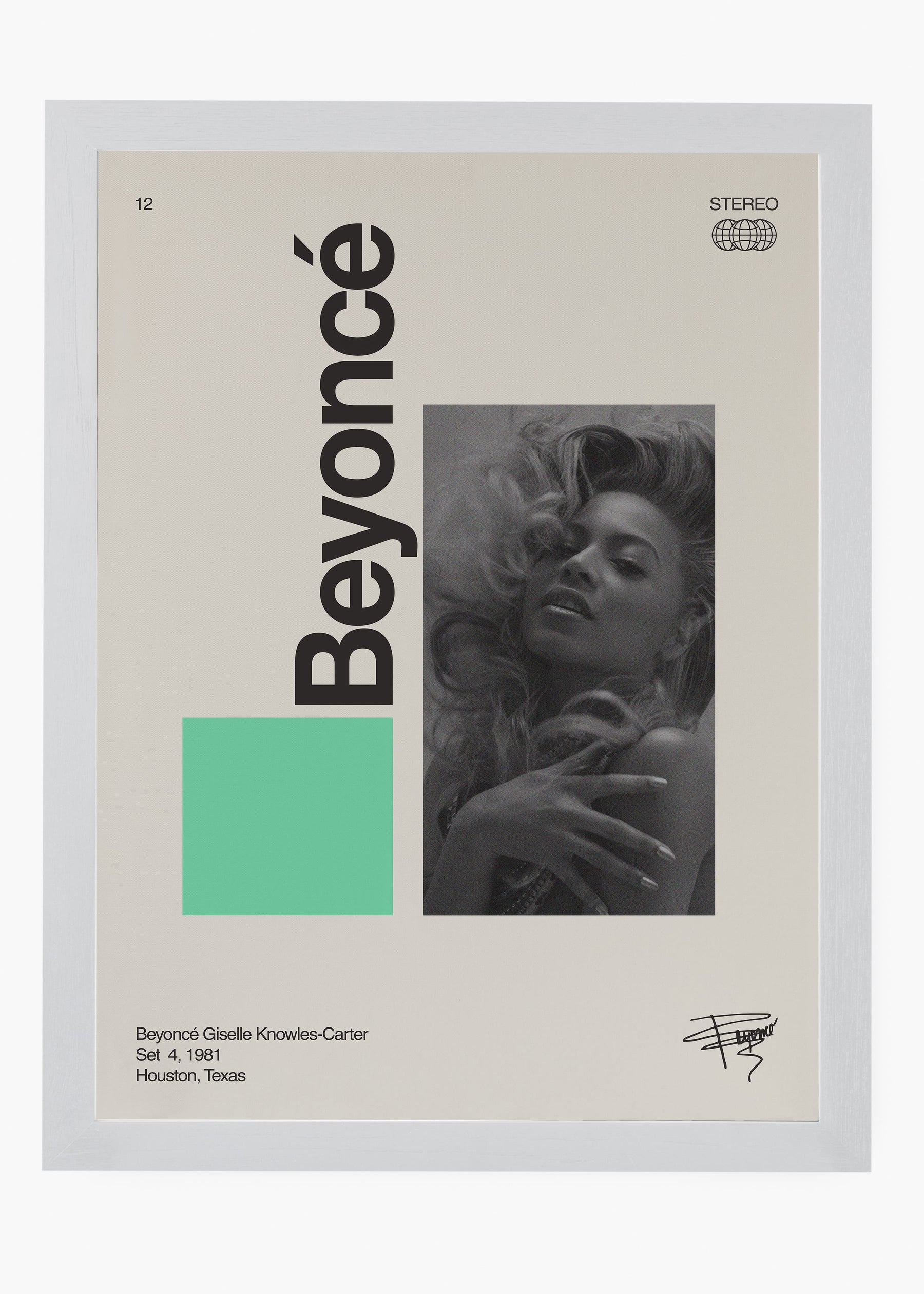 Quadro Signature Beyoncé