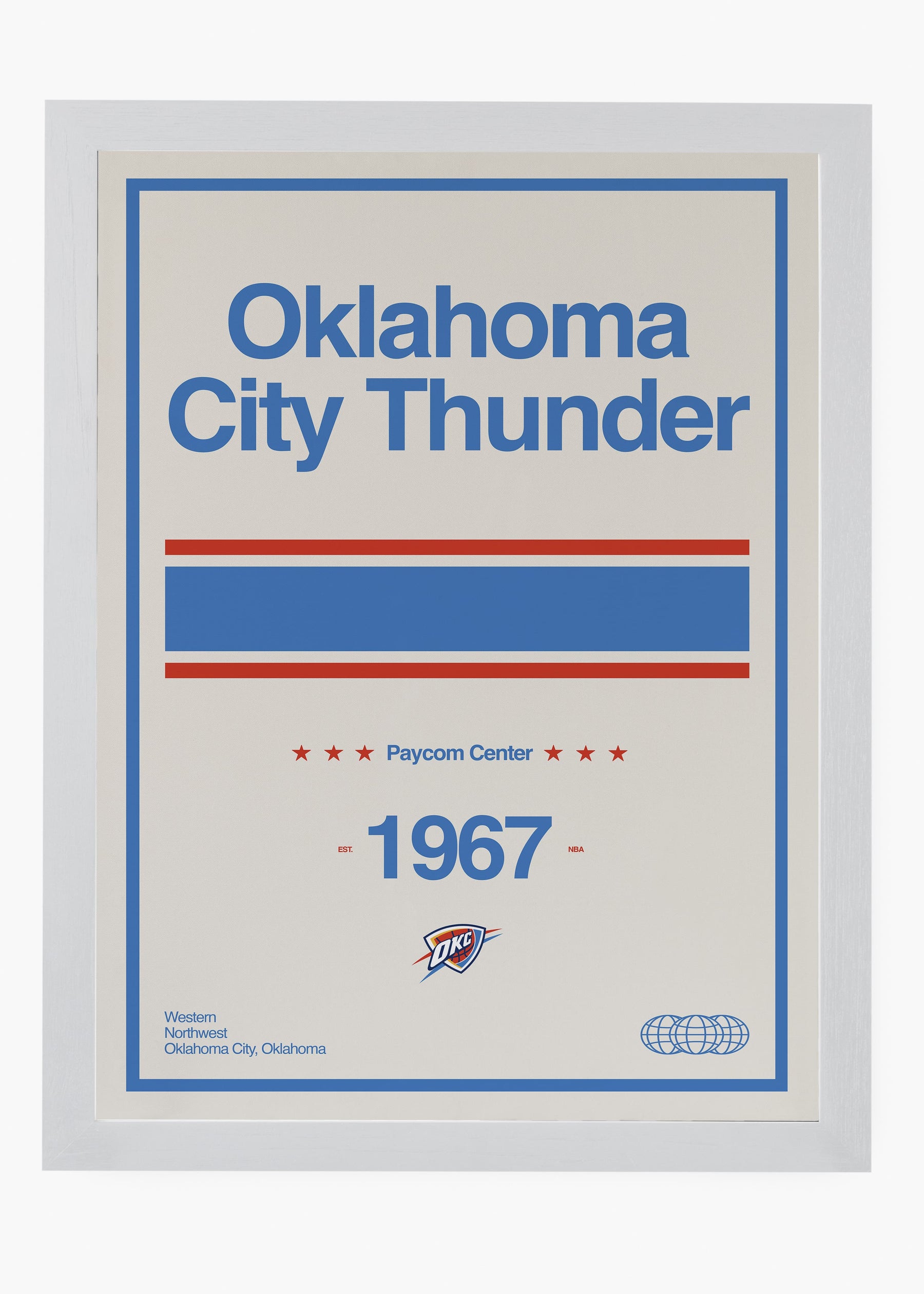 Quadro NBA Oklahoma City Thunder