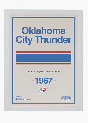 Quadro NBA Oklahoma City Thunder