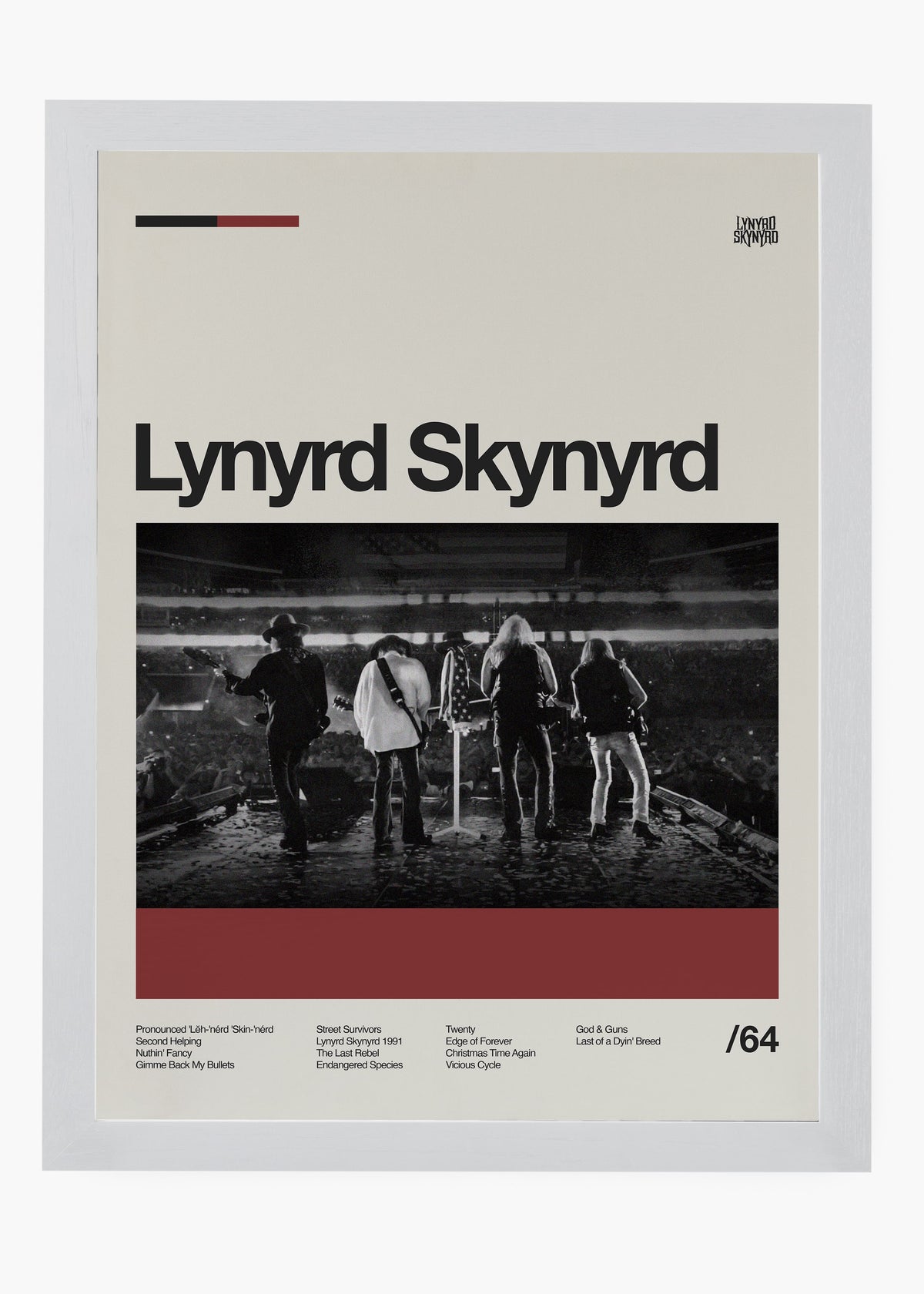 Quadro Lynyrd Skynyrd Banda