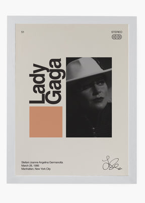 Quadro Signature Lady Gaga