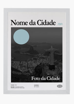 Quadro Personalizável - City / Cidades