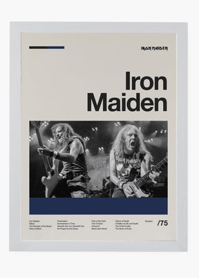 Quadro Iron Maiden Banda