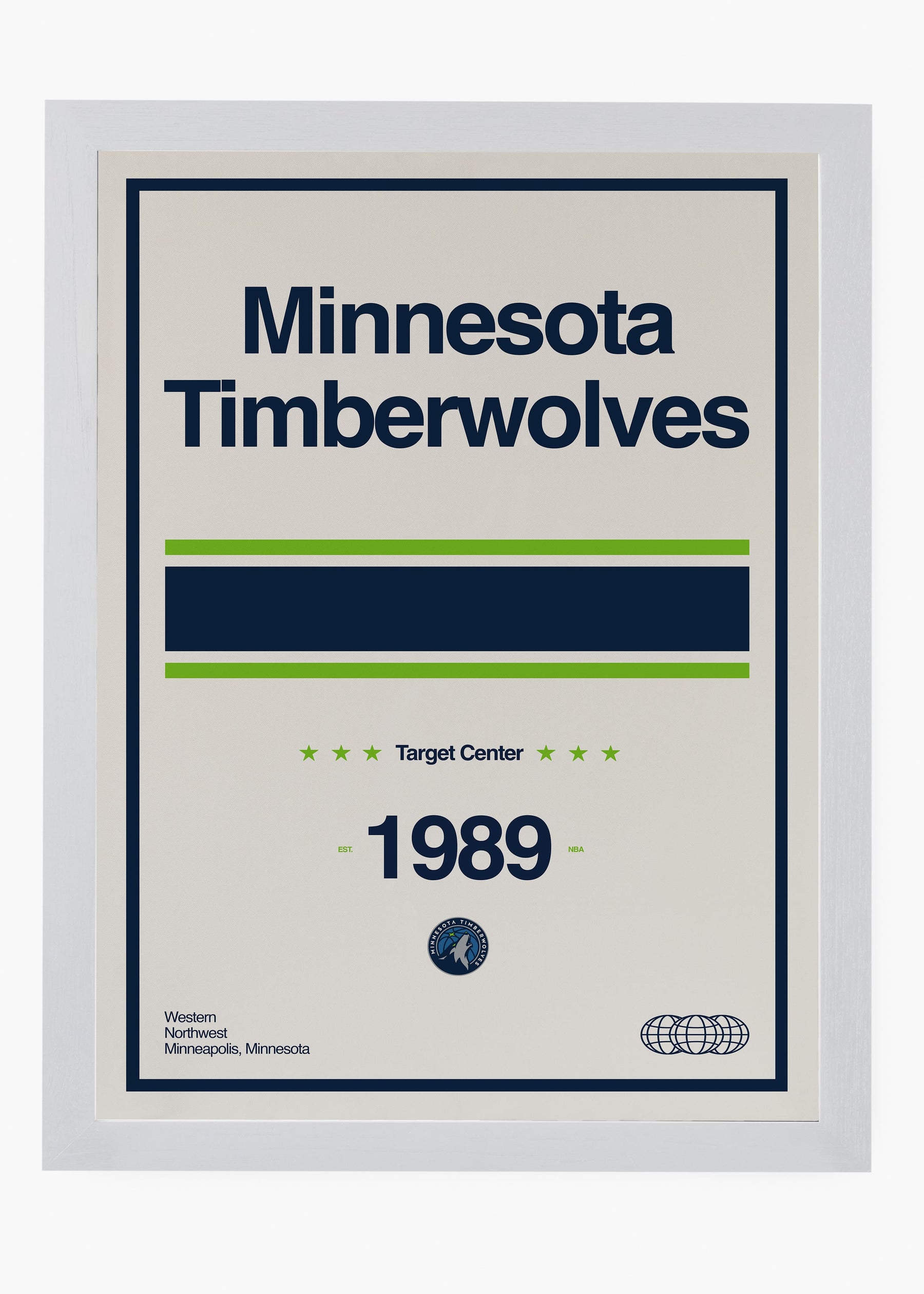 Quadro NBA Minnestoa Timberwolves