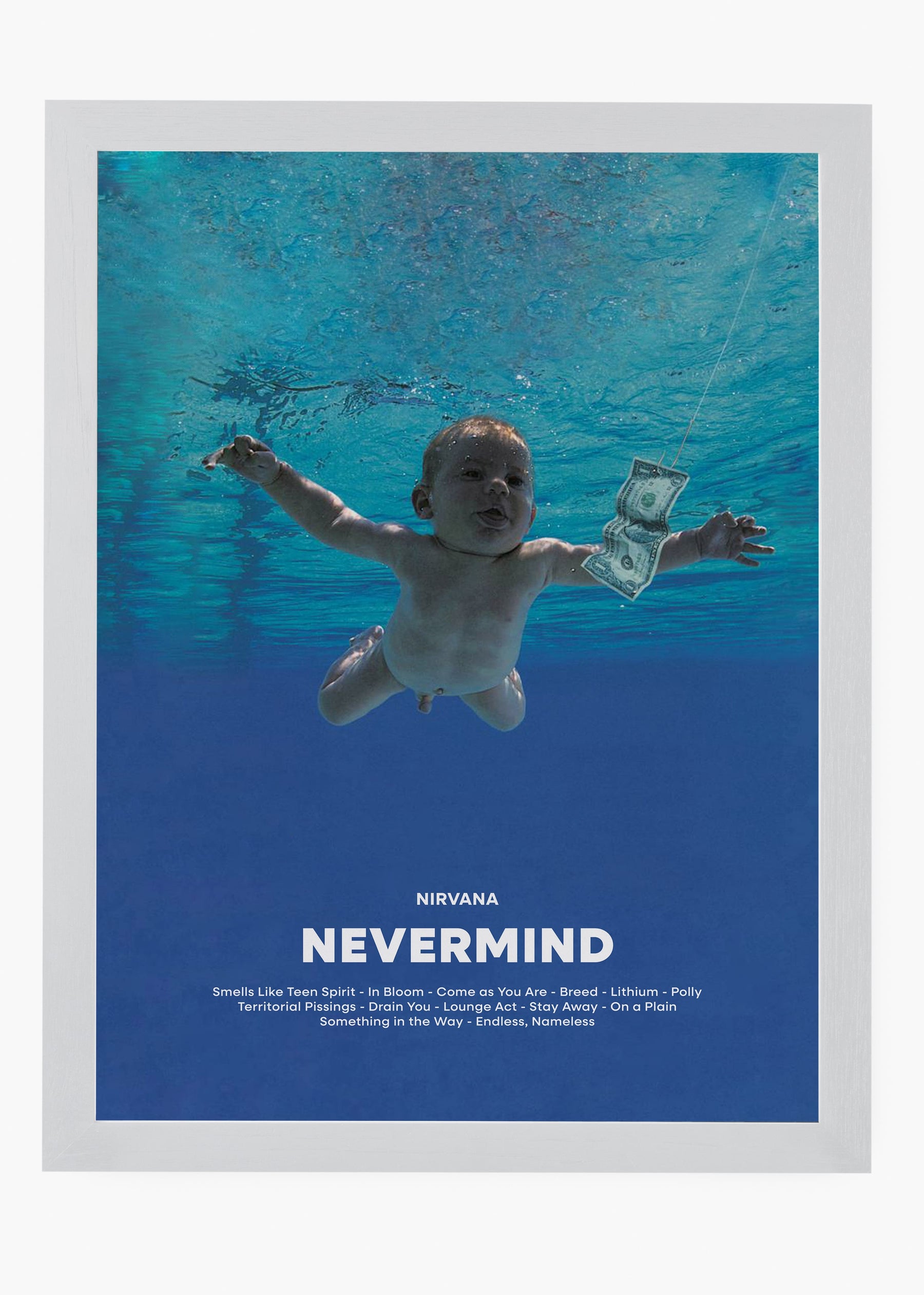 Quadro Nirvana Nevermind Capa