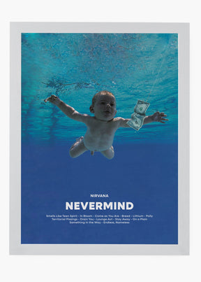 Quadro Nirvana Nevermind Capa