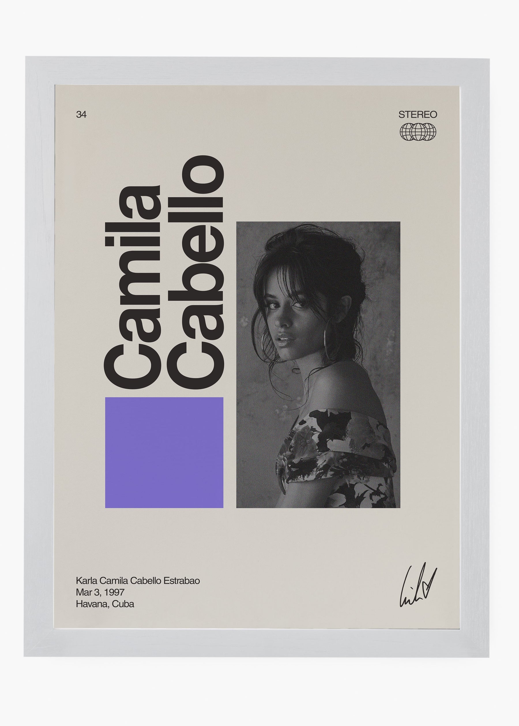 Quadro Signature Camila Cabello