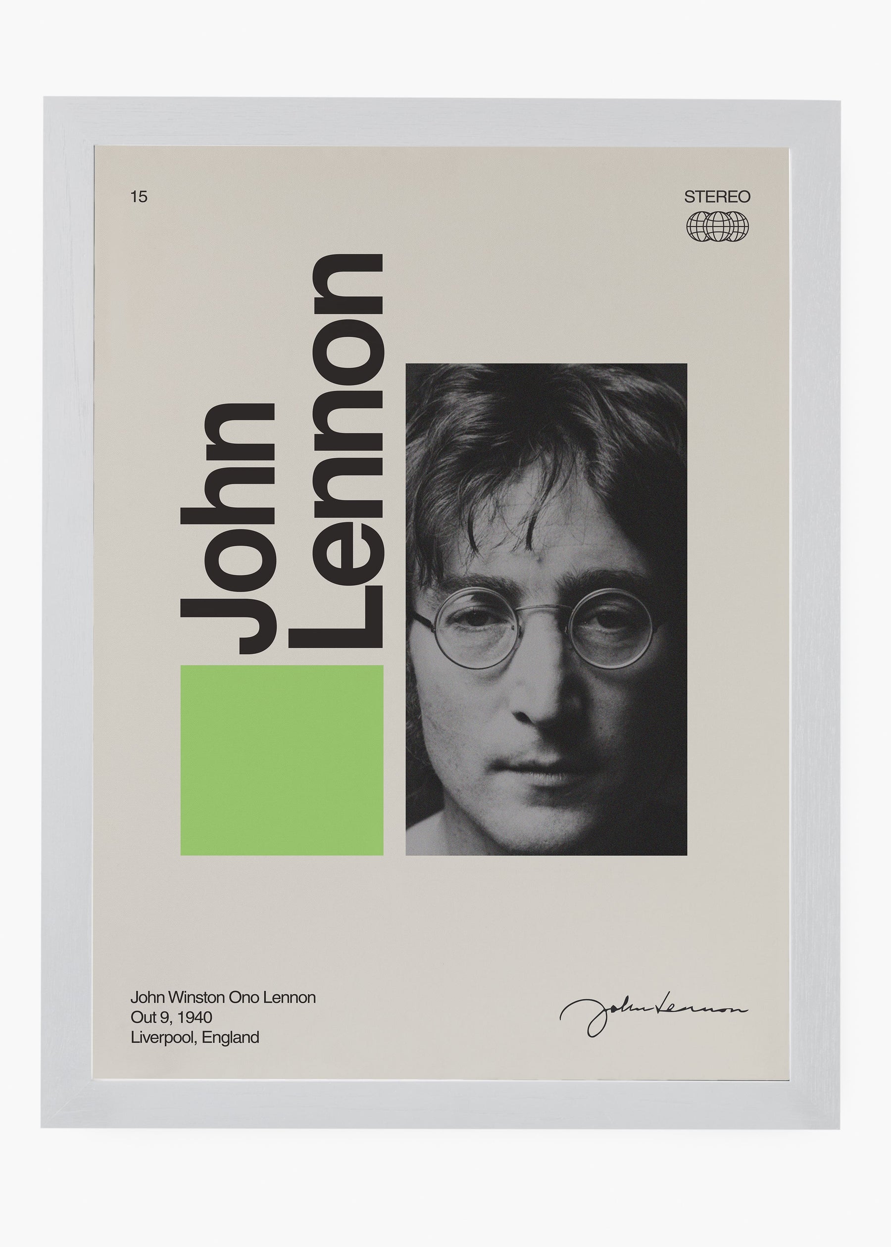 Quadro Signature John Lennon