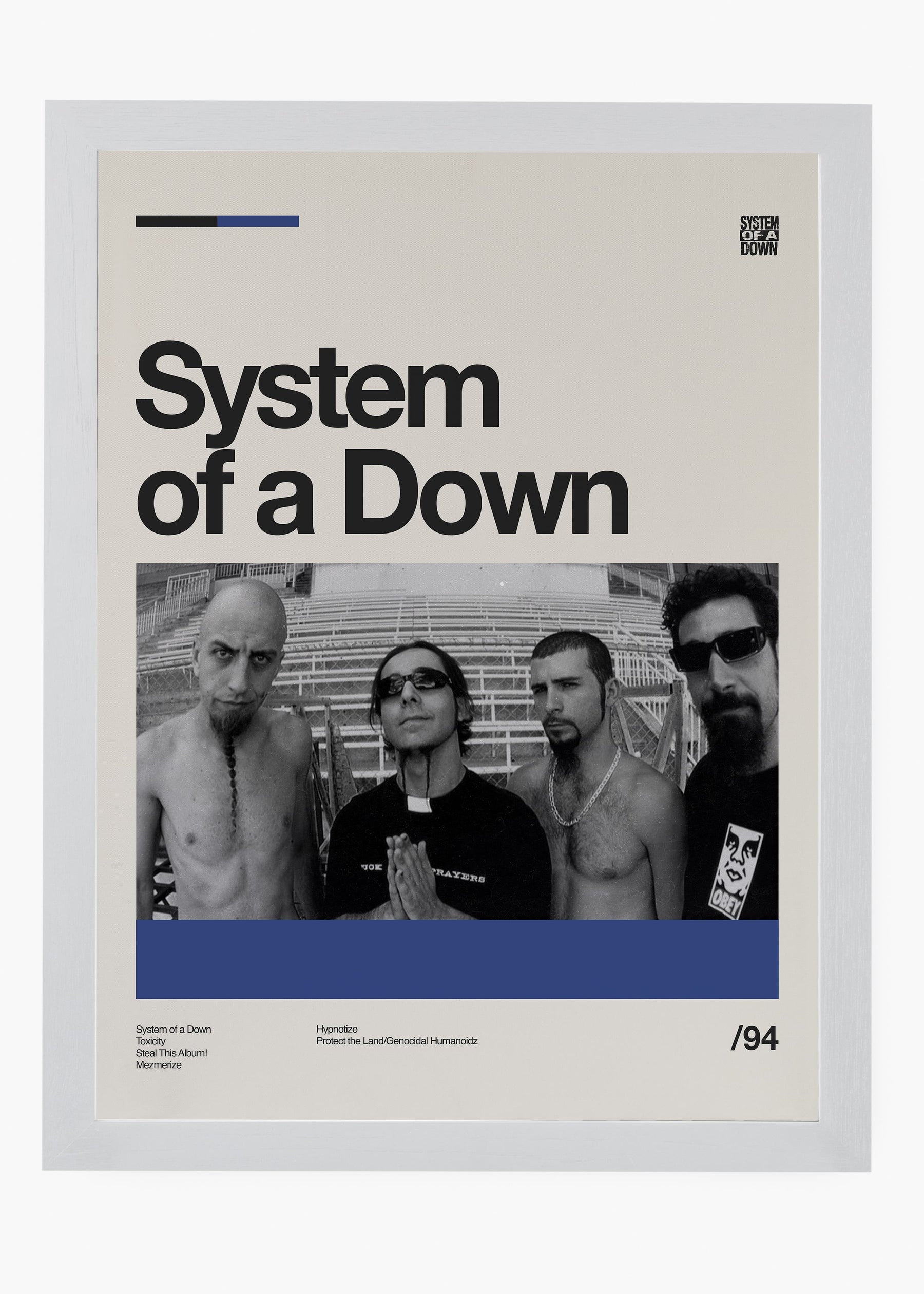 Quadro System of a Down Banda