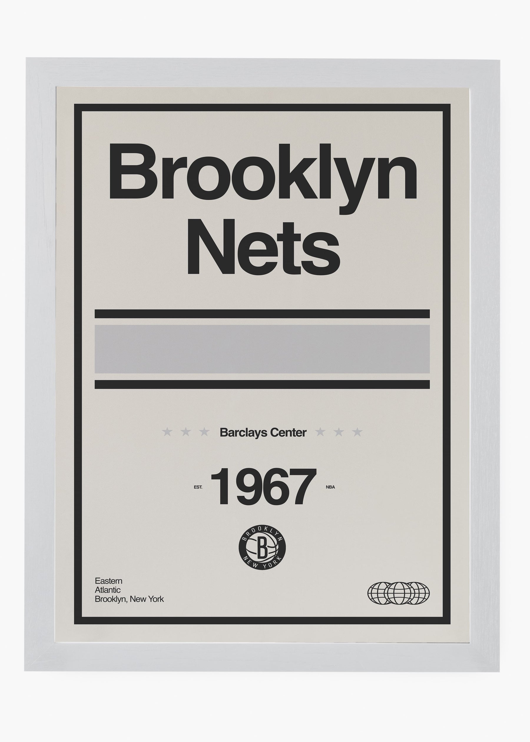 Quadro NBA Brooklin Nets
