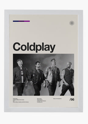 Quadro Coldplay Banda