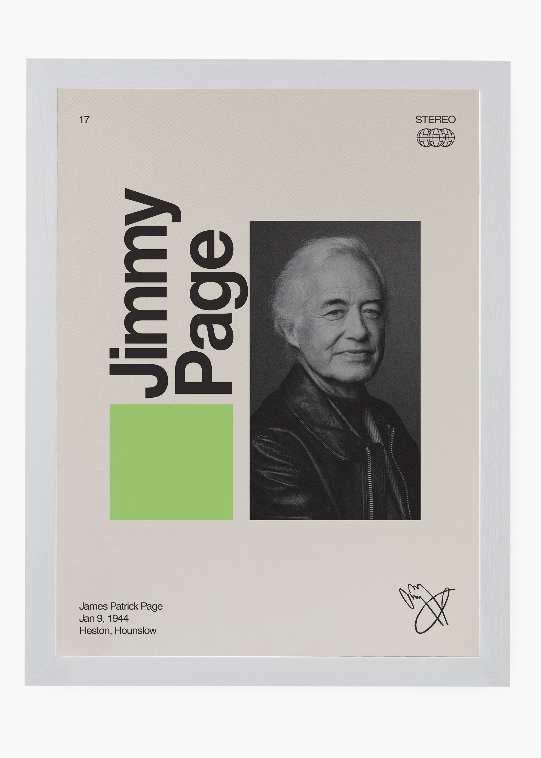 Quadro Signature Jimmy Page