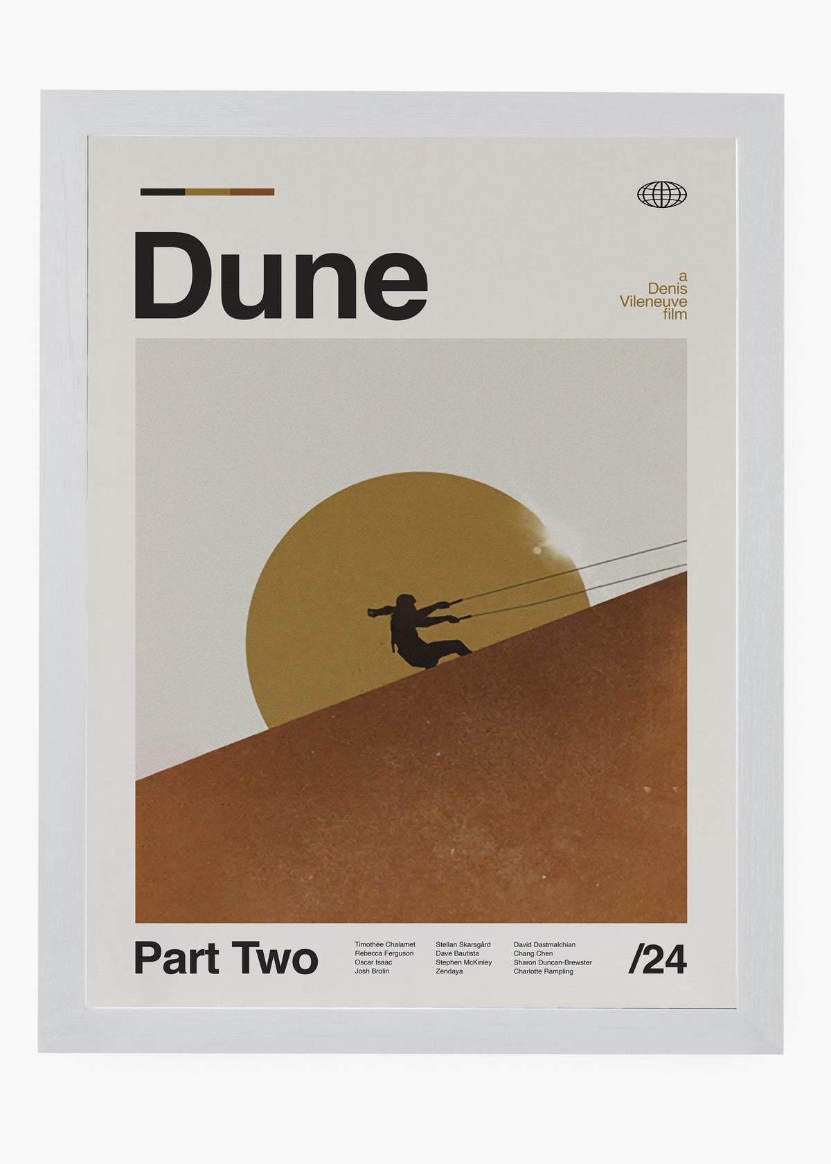 Quadro decorativo Duna Parte 2 — arte de cinema para parede | Cübe Quadros