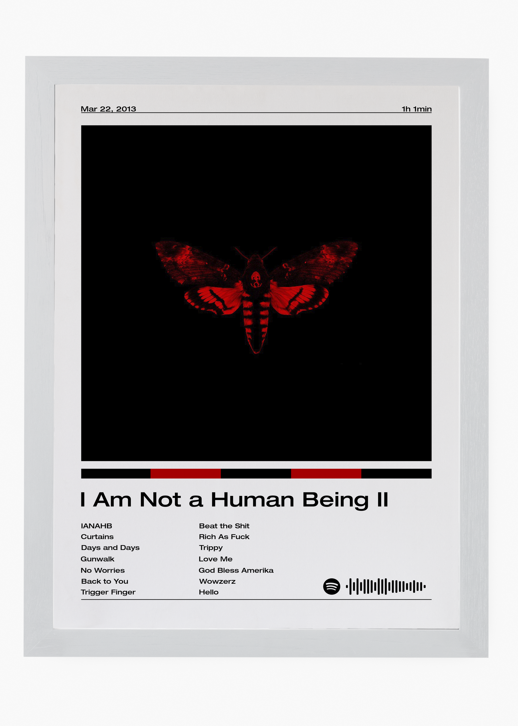 Quadro Lil Wayne I Am Not a Human Being II - 5