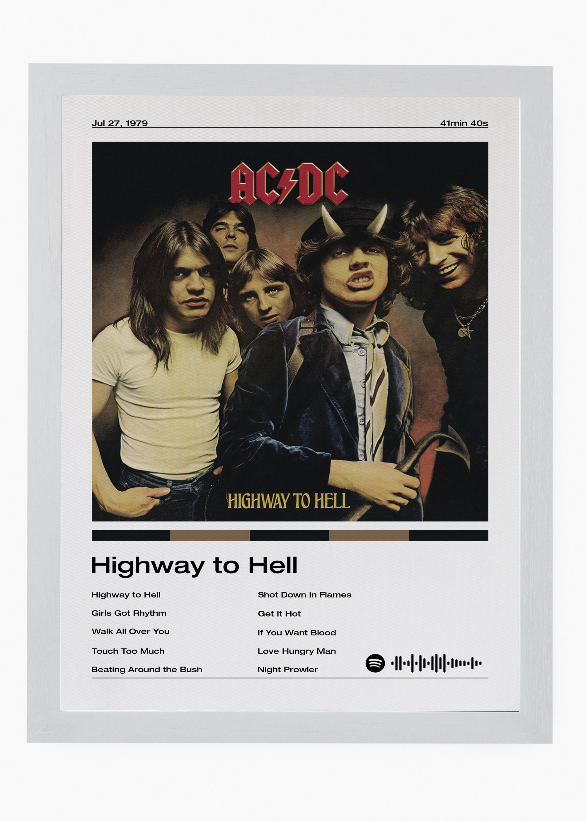 Quadro AC:DC Highway to Hell - 5