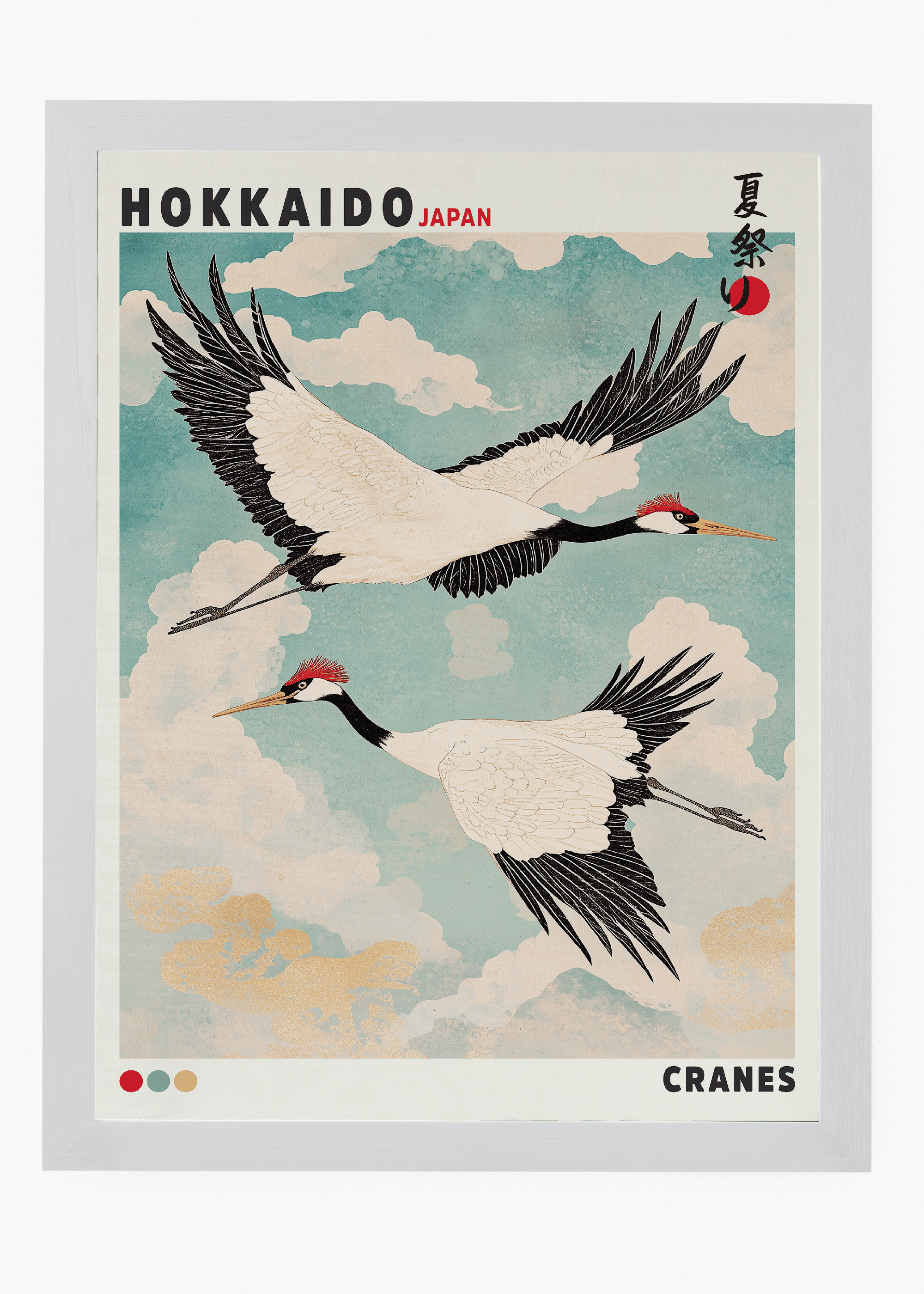 Quadro Japones Cranes - 5