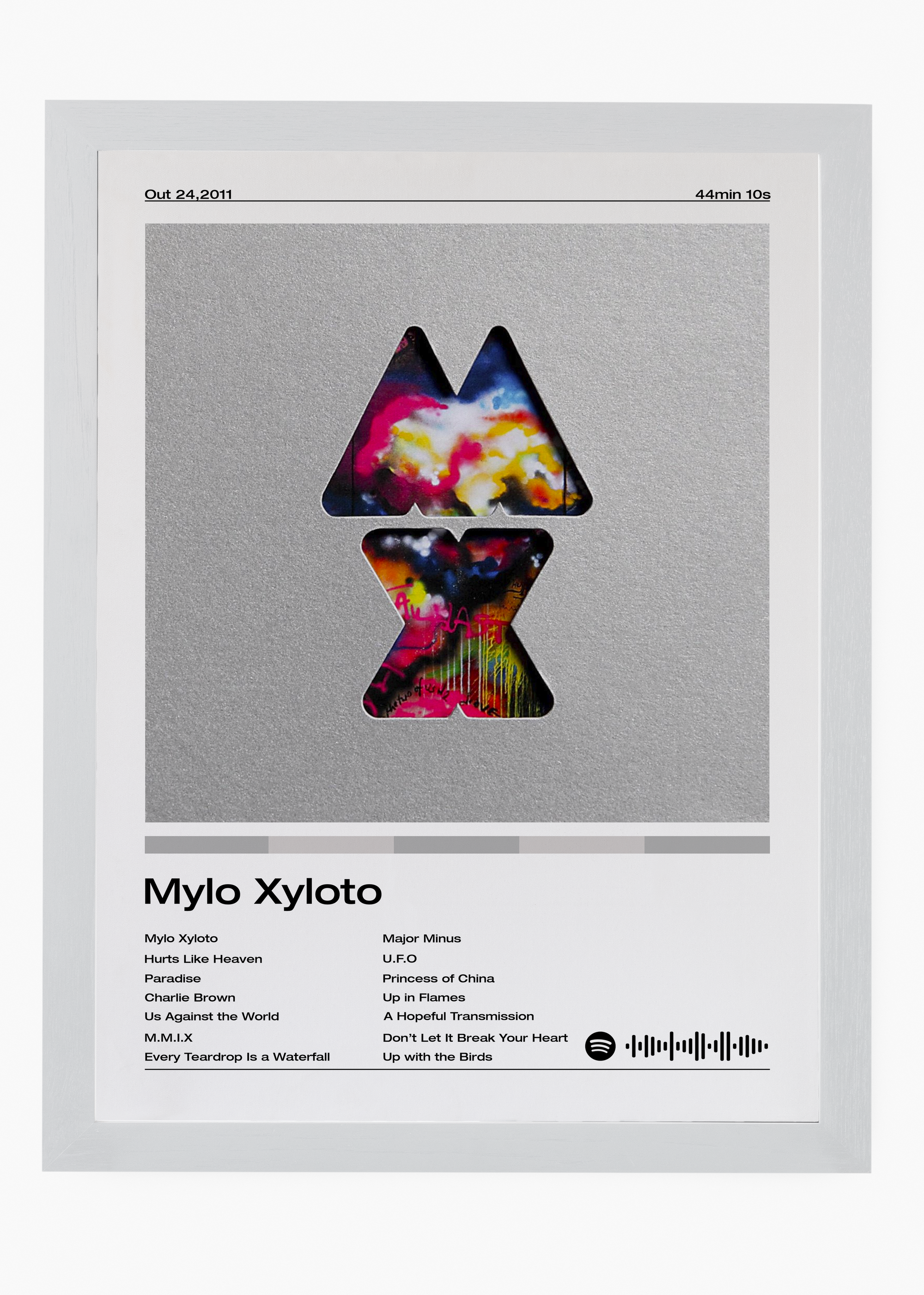 Quadro Coldplay Mylo Xyloto - 5