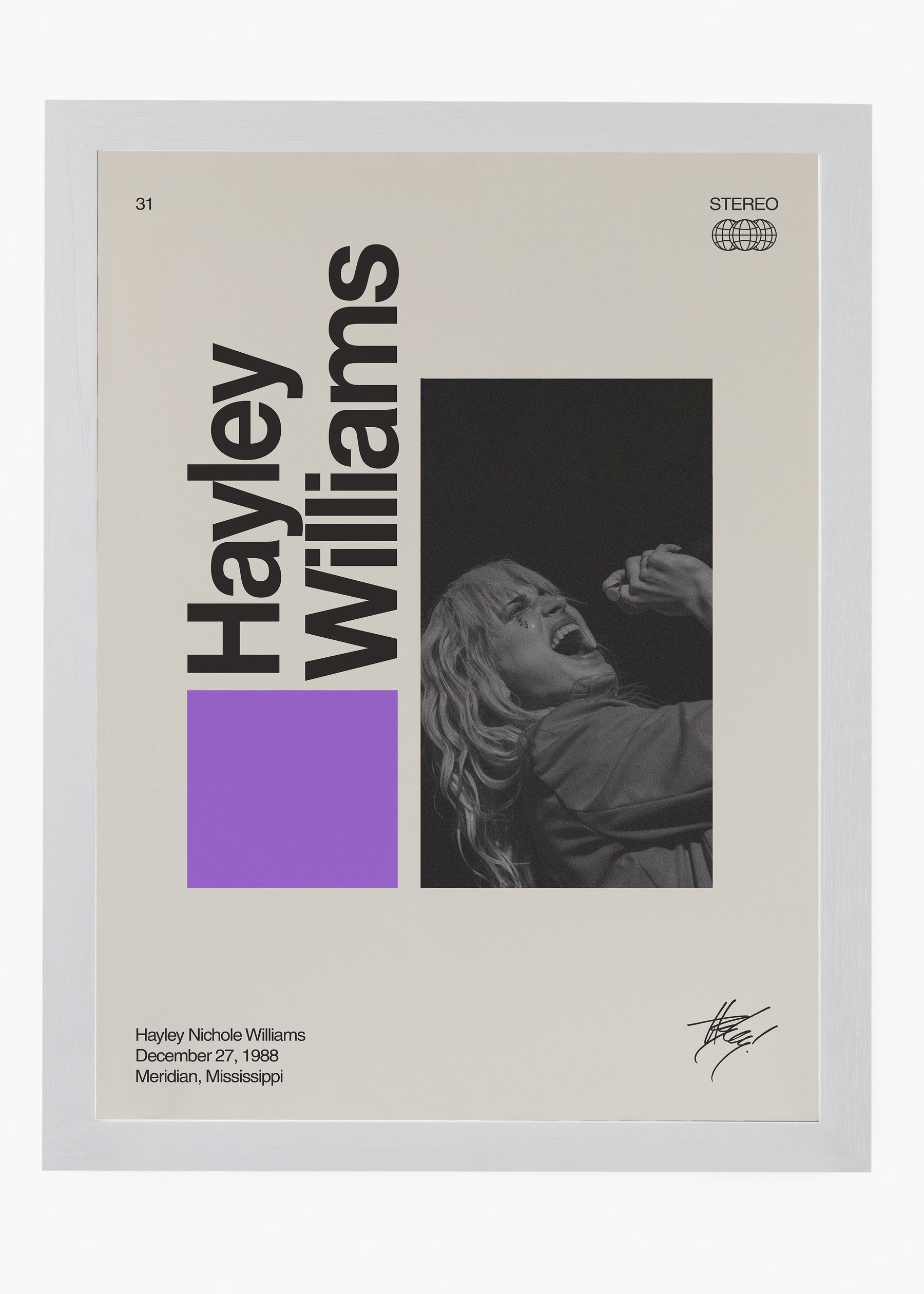 Quadro Signature Hayley Williams