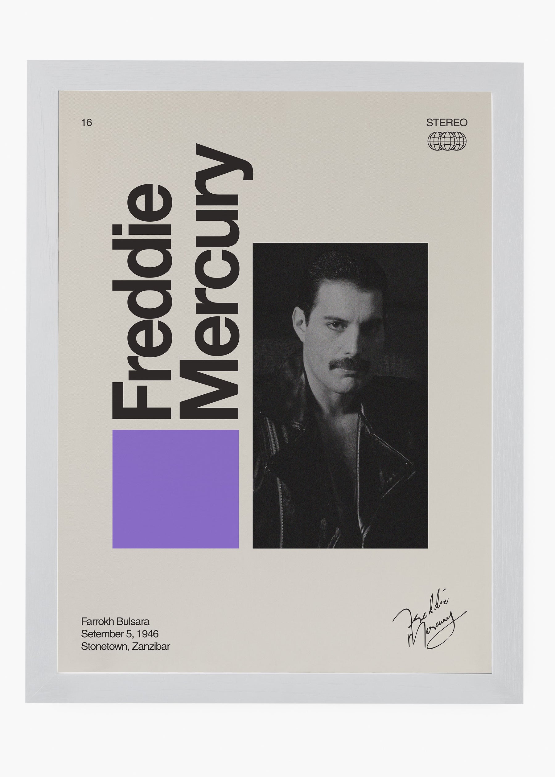 Quadro Signature Freddie Mercury