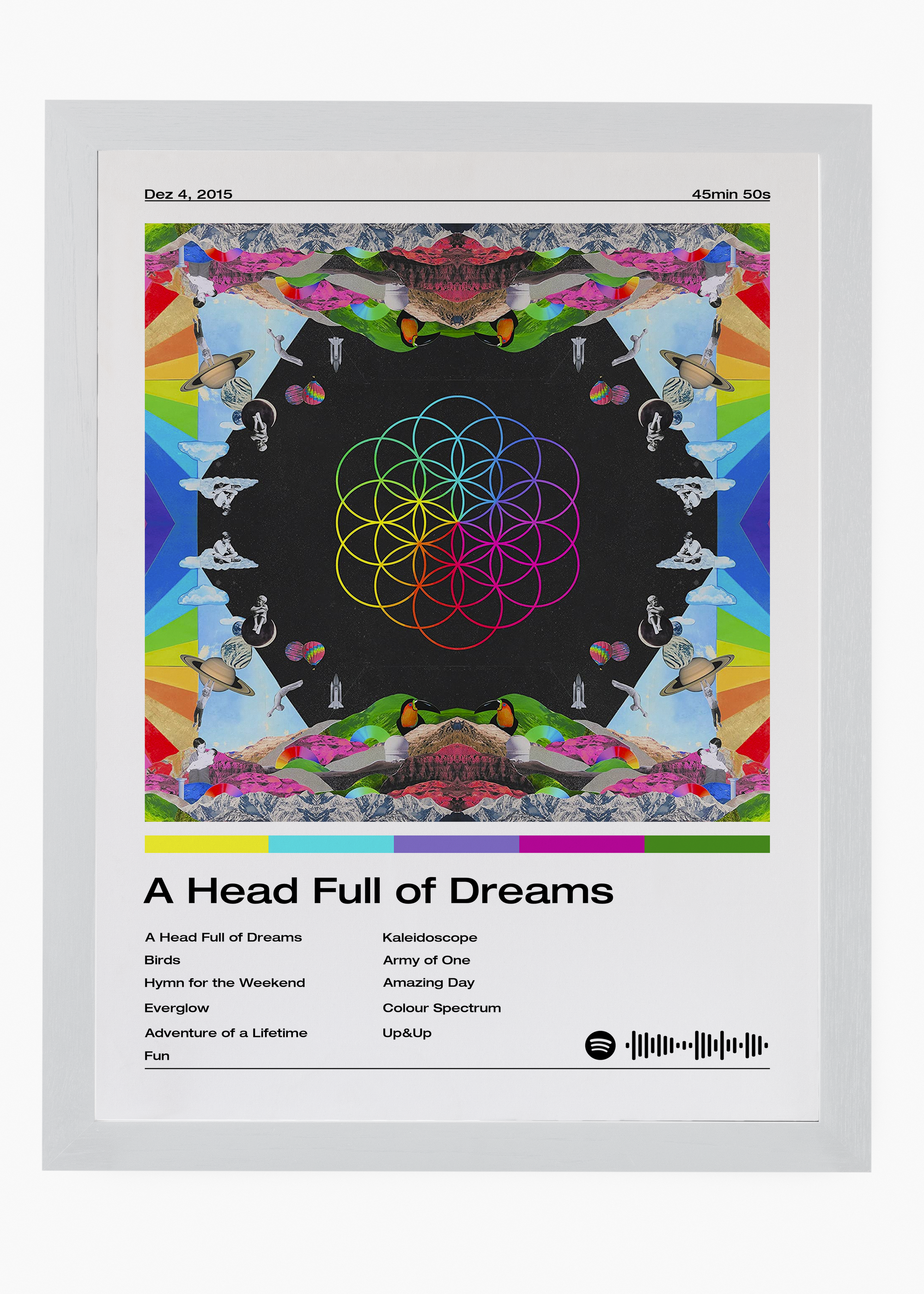 Quadro Coldplay A Head Full of Dreams - 5