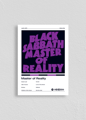 Quadro Black Sabbath Master of Reality - Outlet