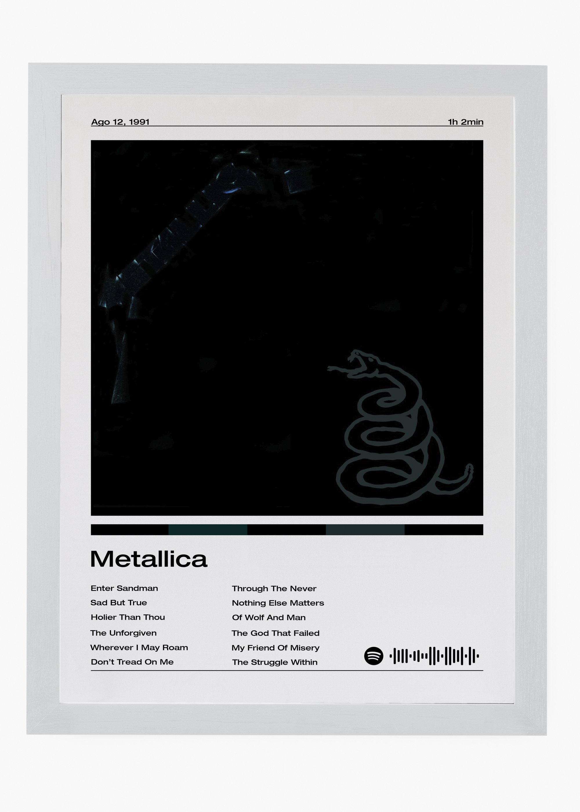 Quadro Metallica Album Metallica - 5