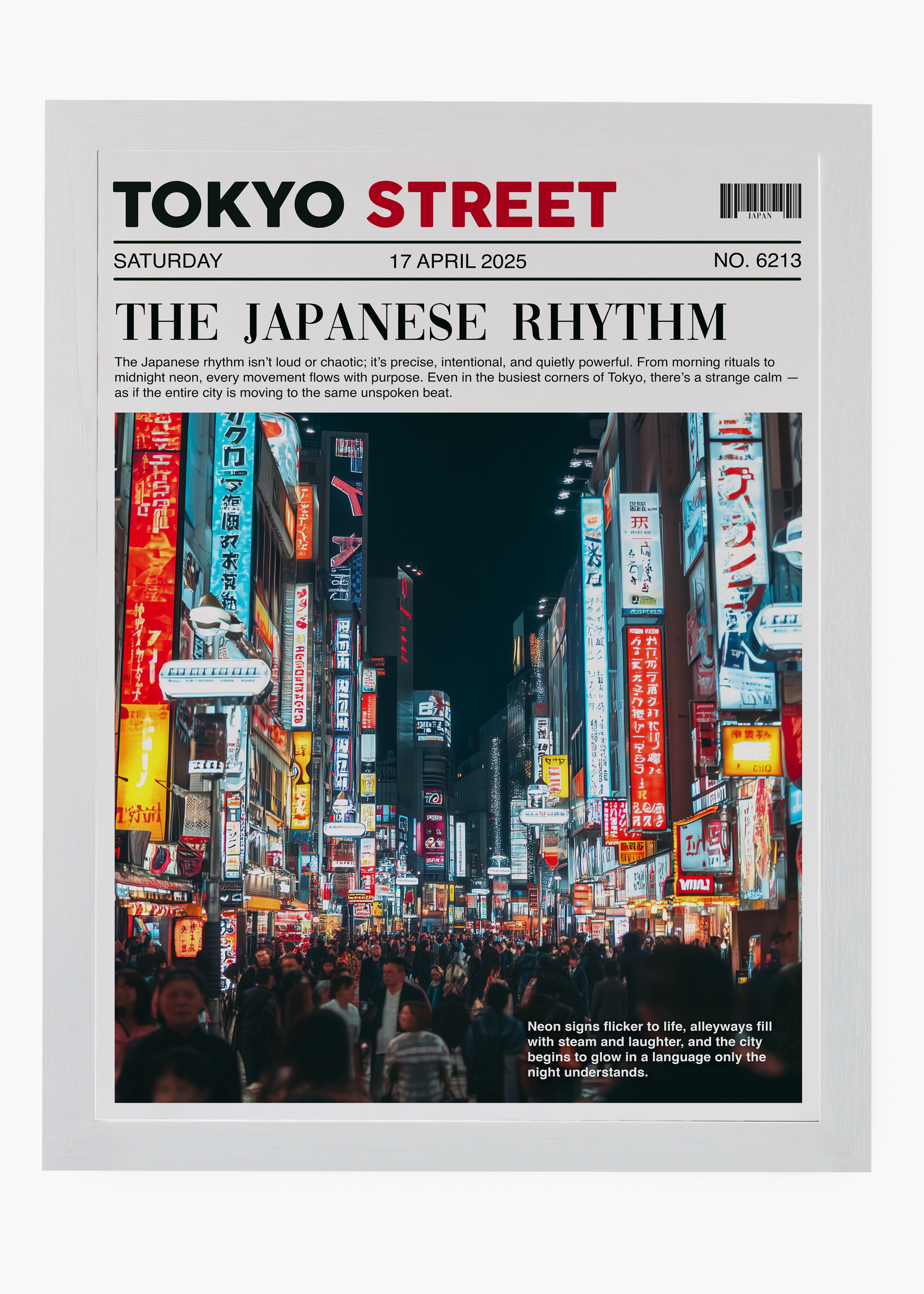 Quadro Japones Tokyo Street - 5
