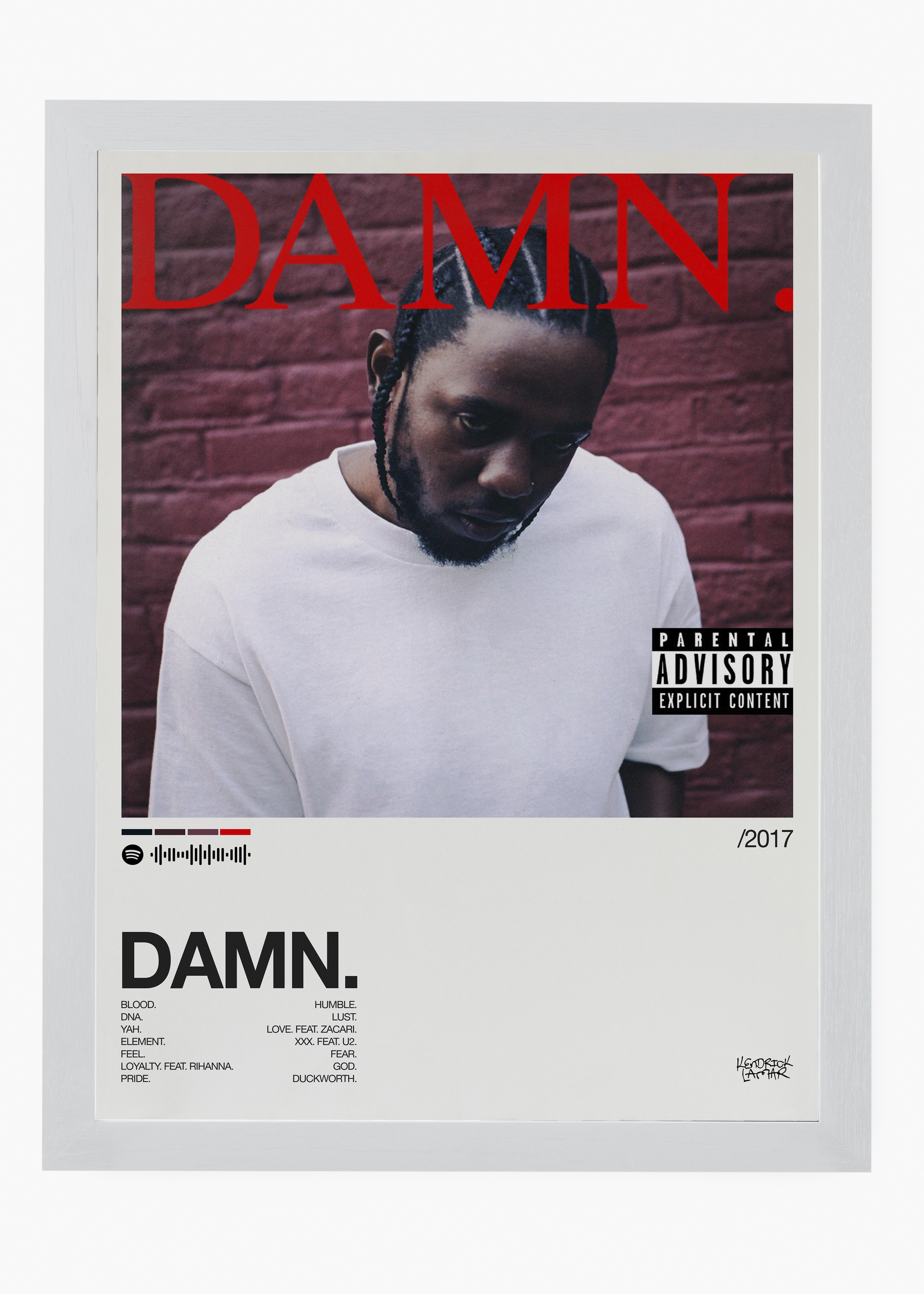 Quadro Kendrick Lamar DAMN II - 5