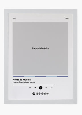 Quadro Spotify Personalizável - Música