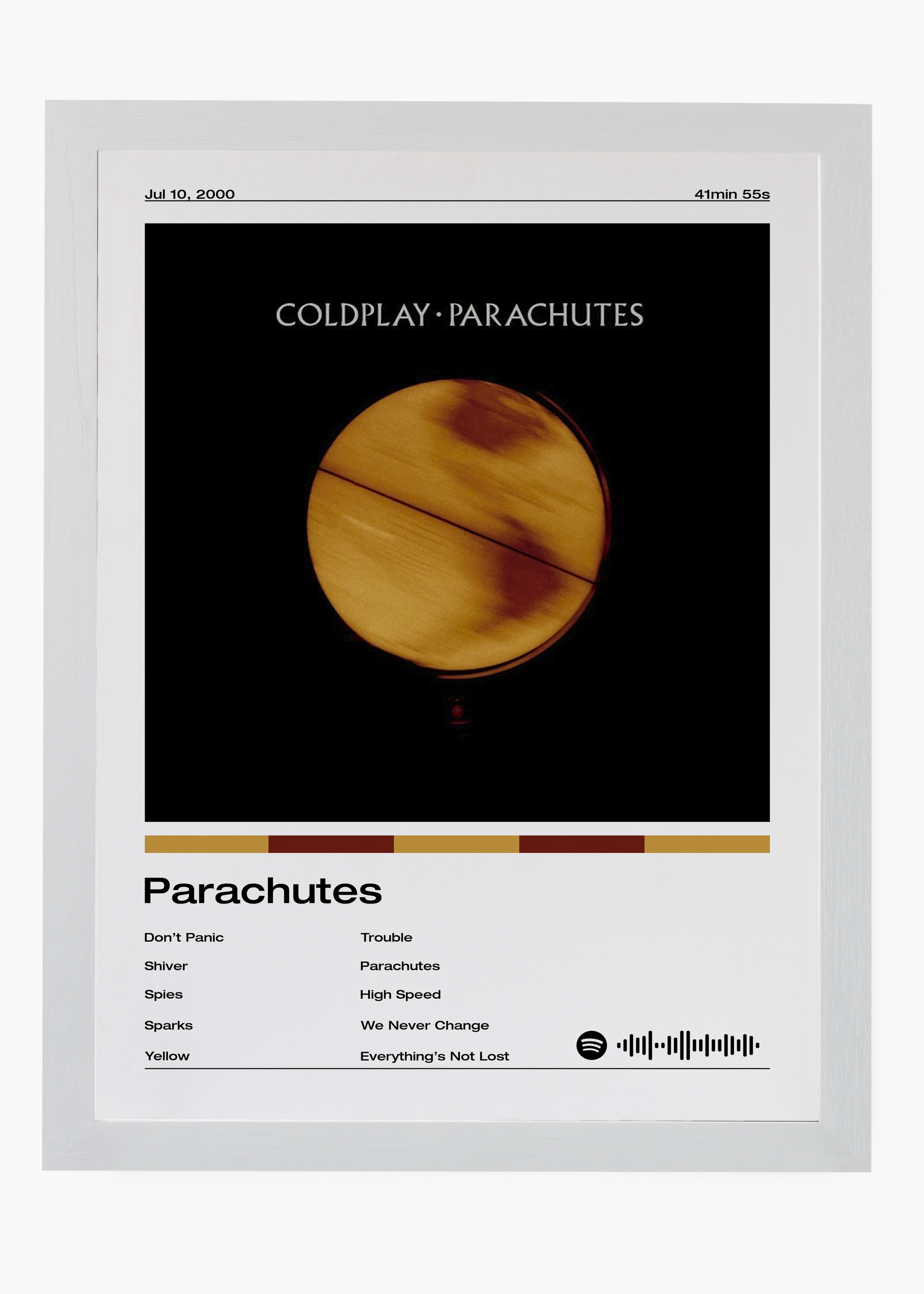 Quadro Coldplay Parachutes - 5
